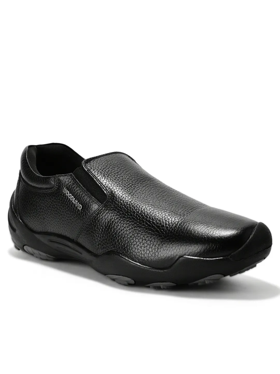 Woodland Men Black Softy Print Casual Shoes - Thumbnail 12
