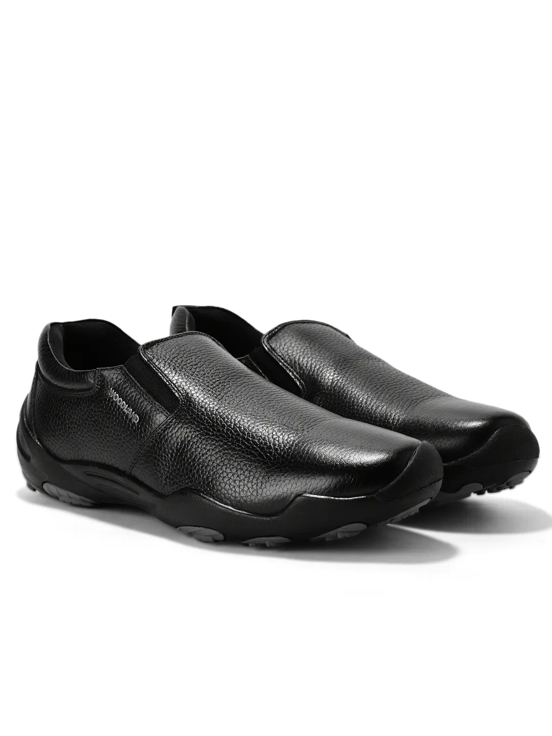 Woodland Men Black Softy Print Casual Shoes - Thumbnail 8