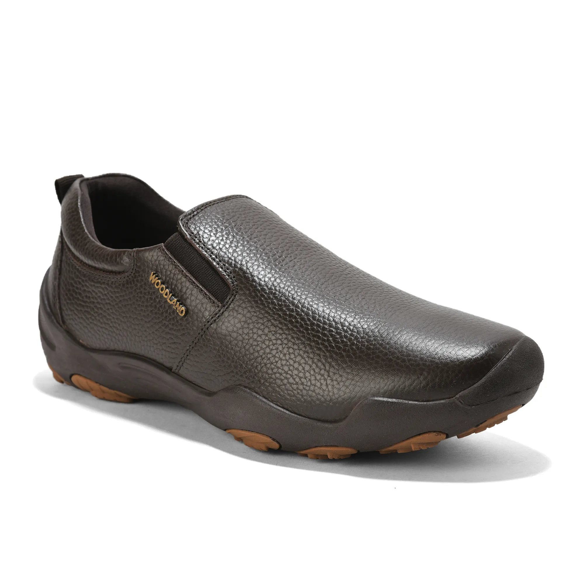 Woodland Men Brown Softy Print Casual Shoes - Thumbnail 12
