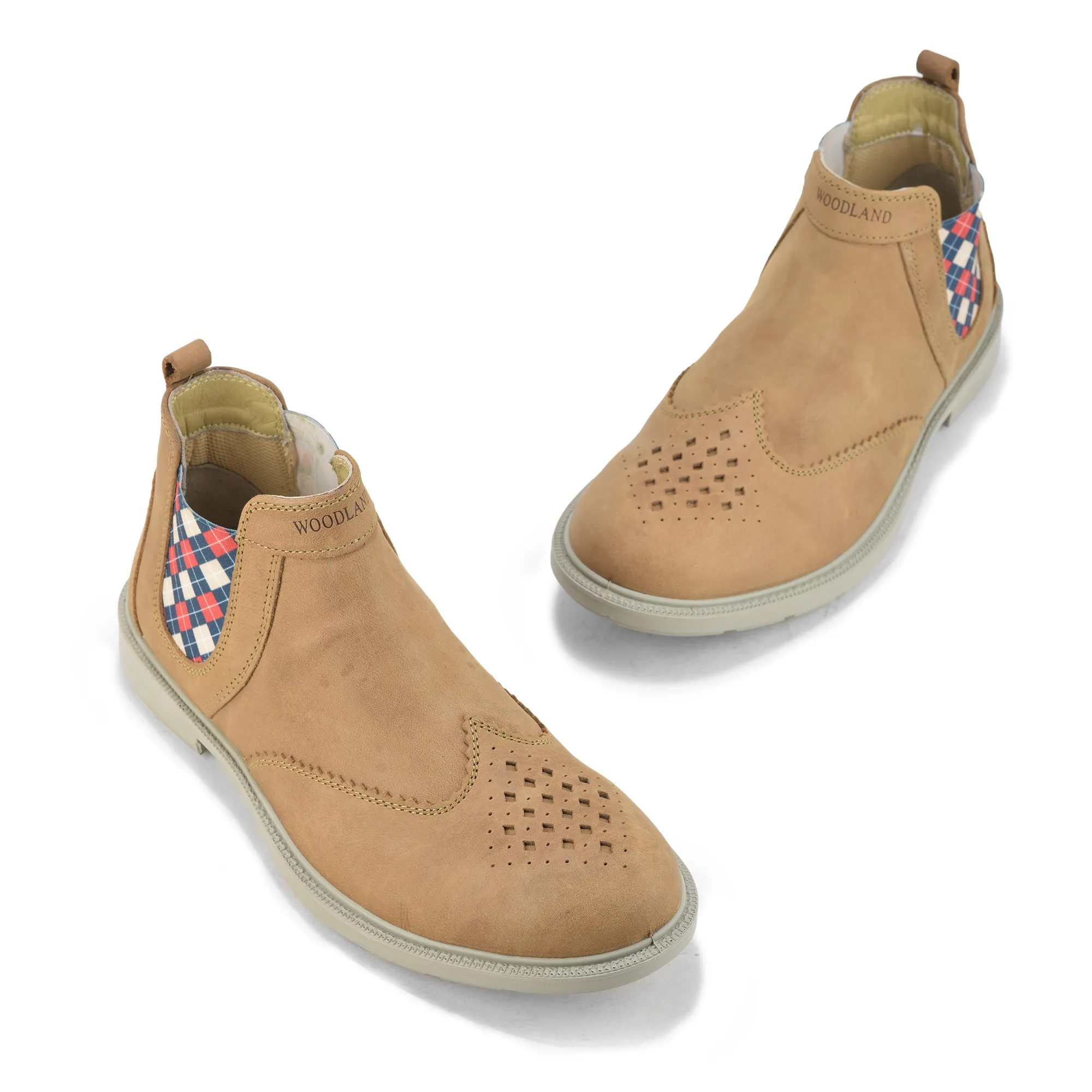 Woodland Men’s Camel Trend Nubuck Leather Boots

 - Thumbnail 4
