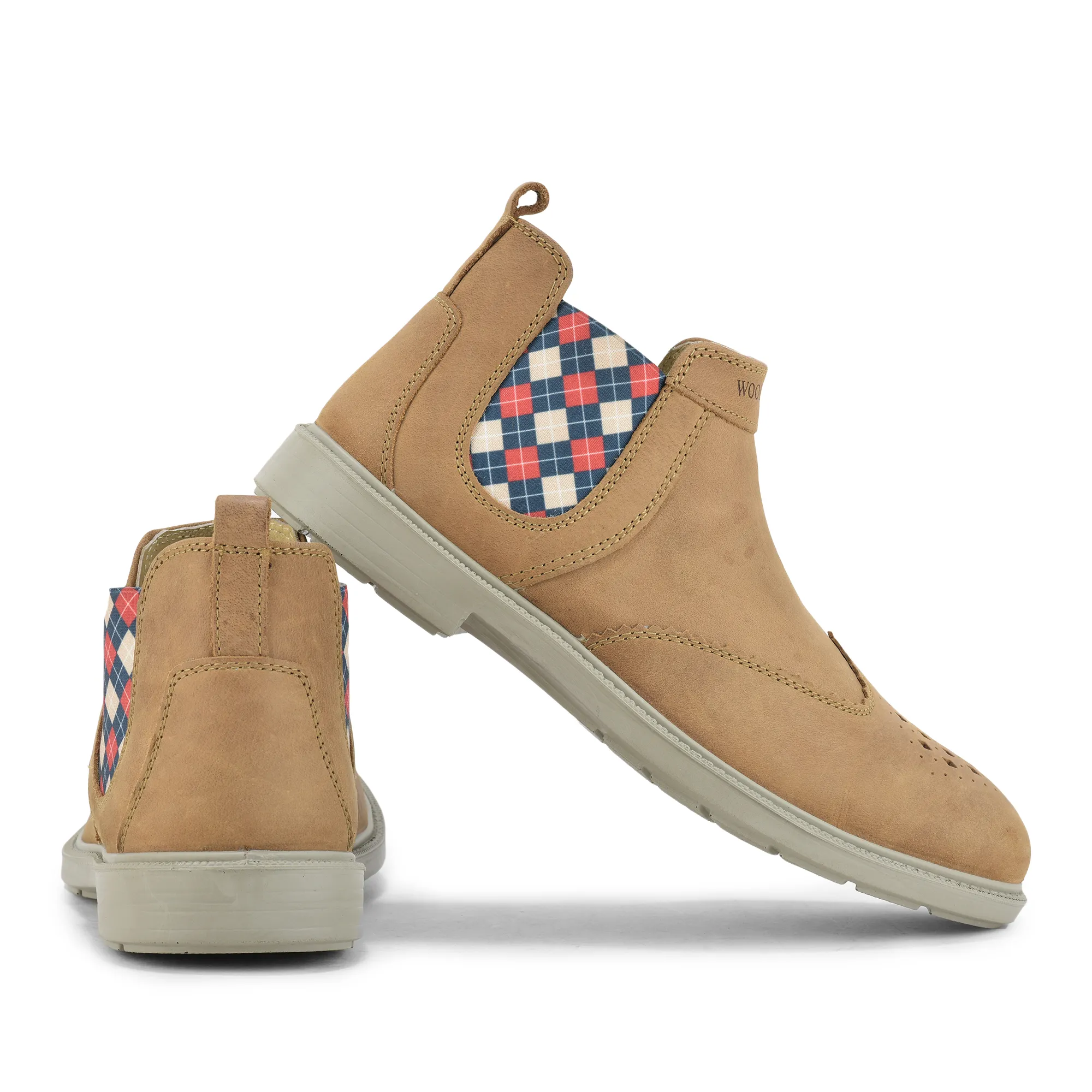 Woodland Men’s Camel Trend Nubuck Leather Boots

 - Thumbnail 10