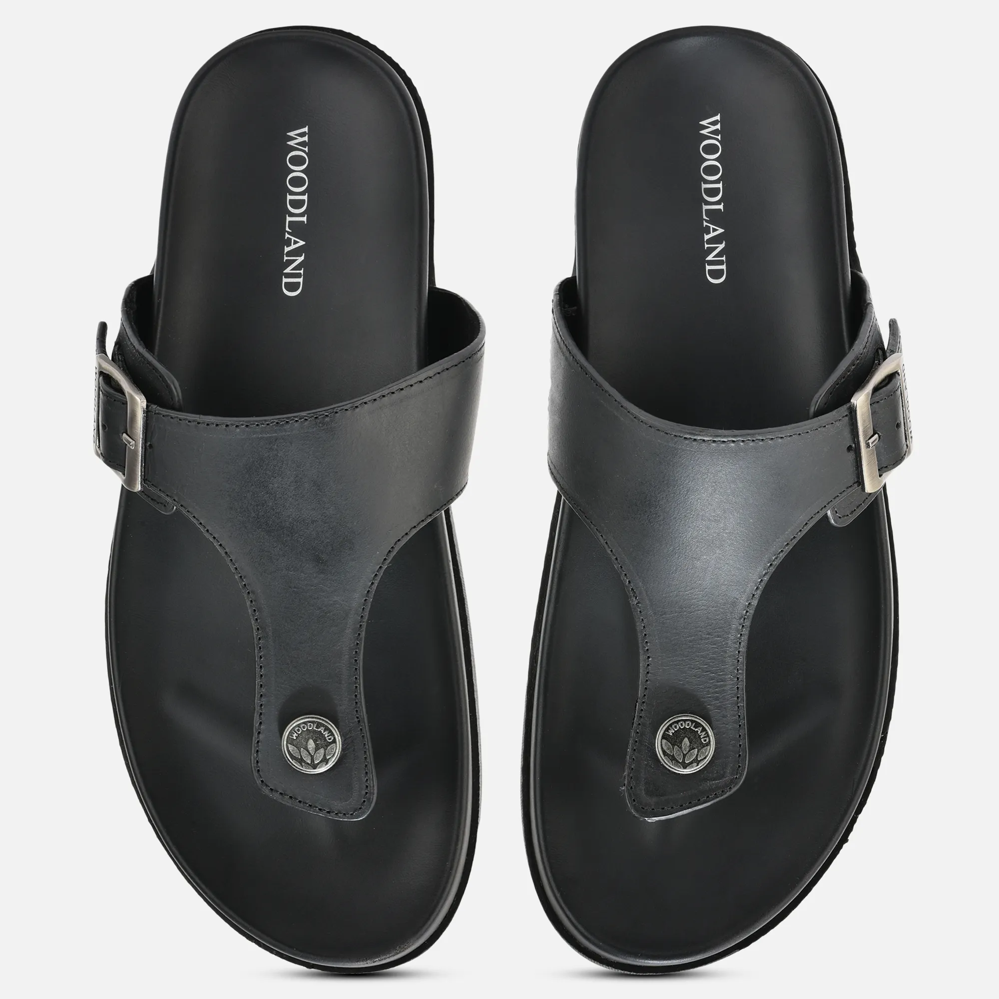 Woodland Everyday Black Men EVA Slippers - Thumbnail 4