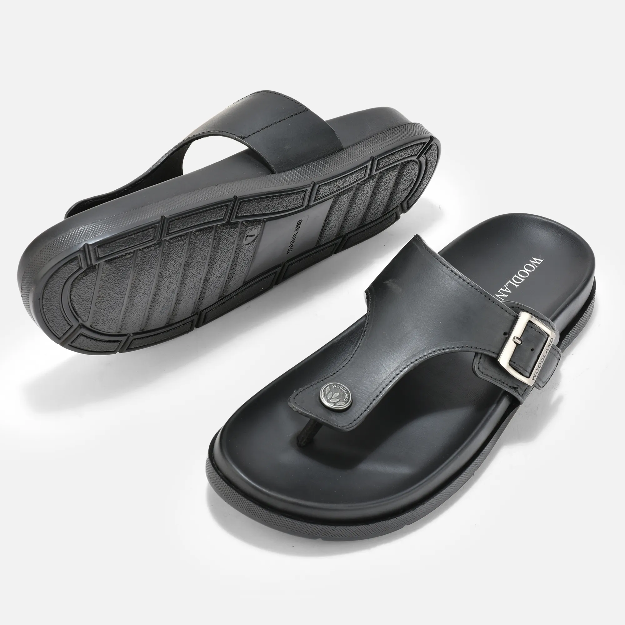 Woodland Everyday Black Men EVA Slippers - Thumbnail 5