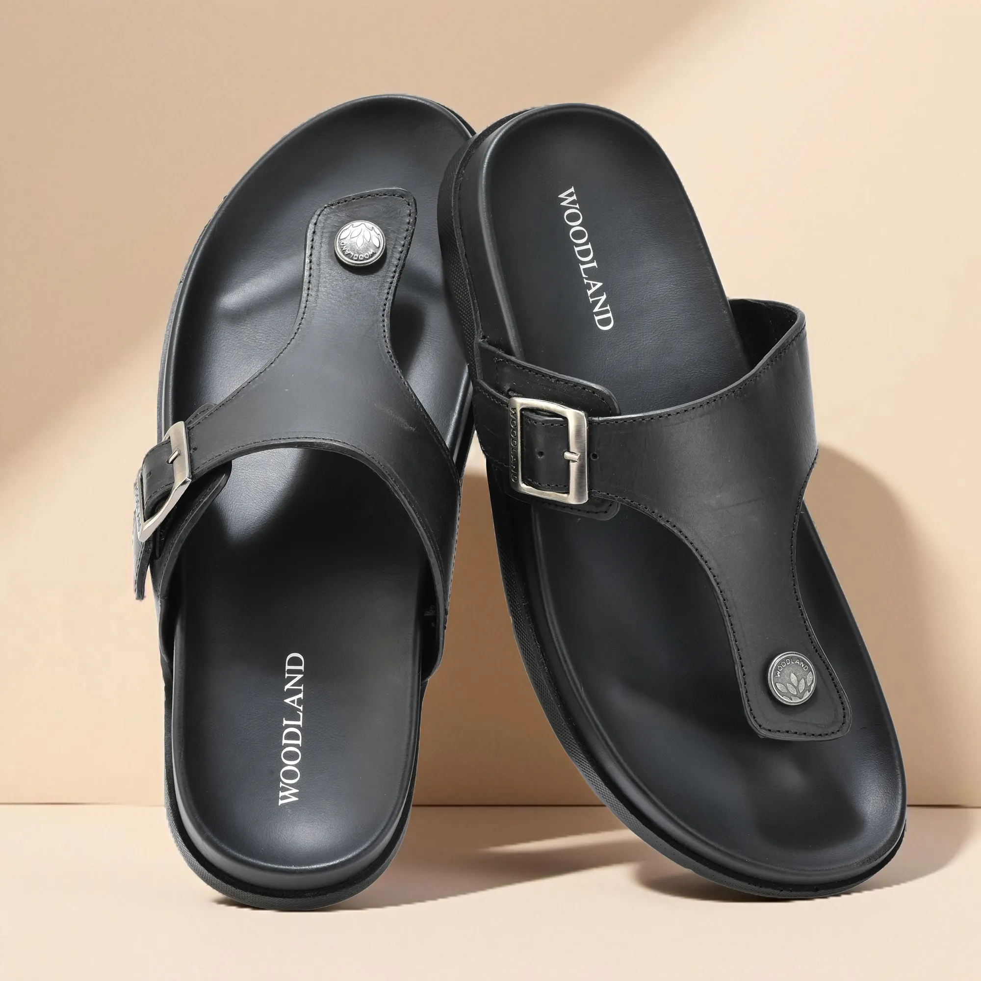 Woodland Everyday Black Men EVA Slippers - Thumbnail 9