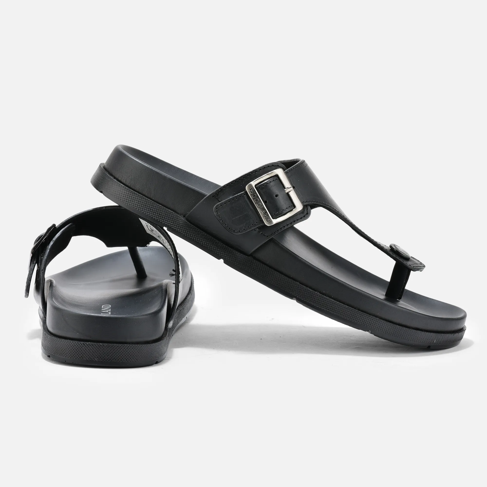 Woodland Everyday Black Men EVA Slippers - Thumbnail 10