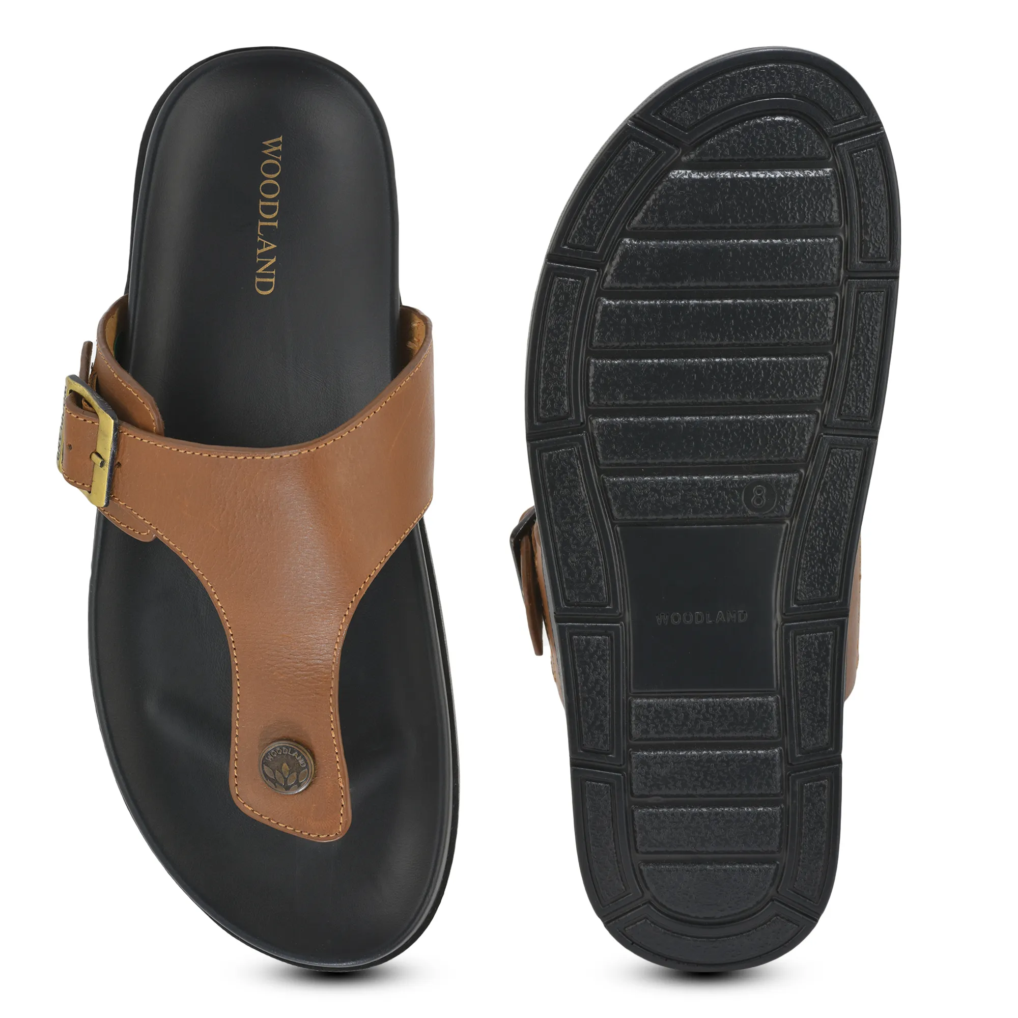 Woodland Everyday Camel Men EVA Slippers - Thumbnail 9