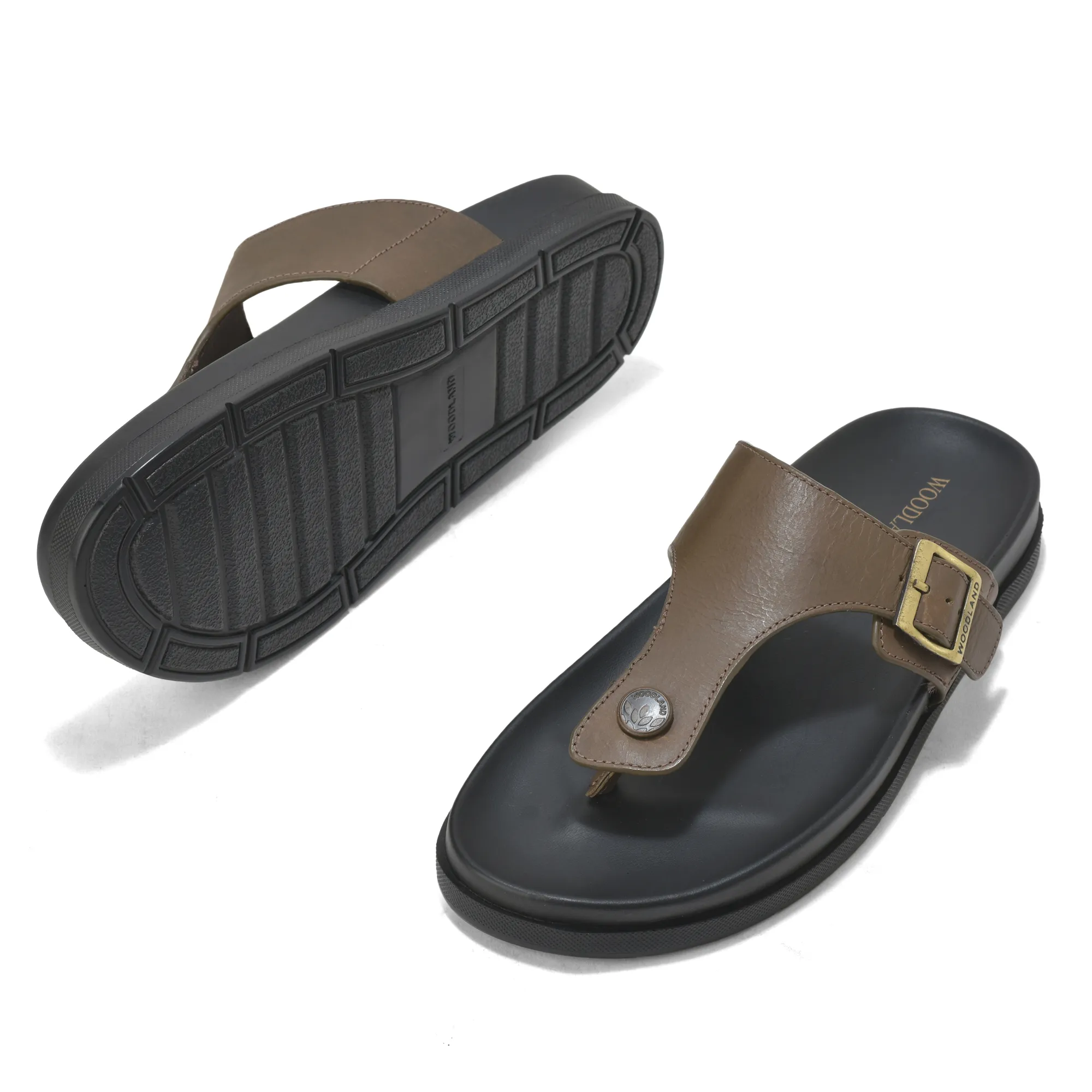 Woodland Everyday Khaki Men EVA Slippers - Thumbnail 6