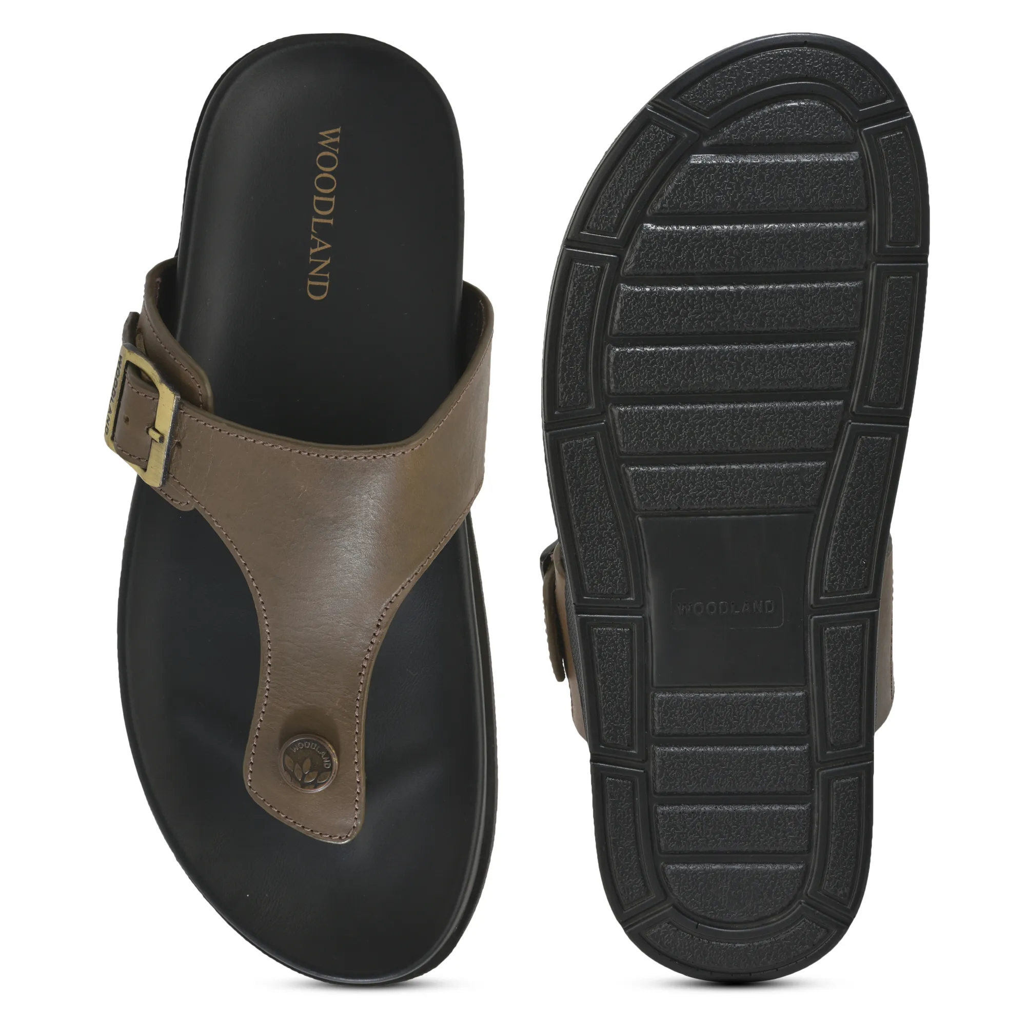 Woodland Everyday Khaki Men EVA Slippers - Thumbnail 9