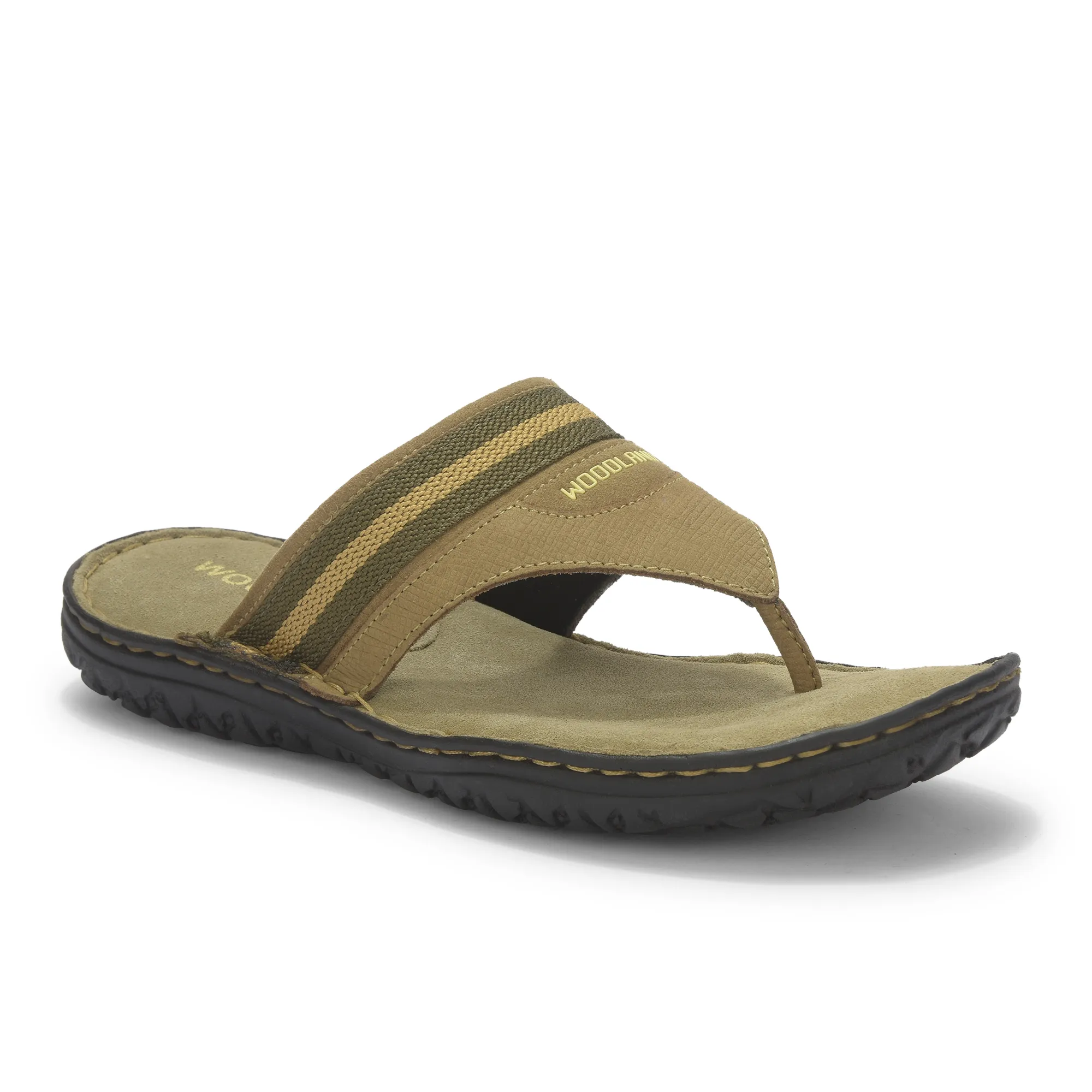 Khaki Slipper for men - Thumbnail 3