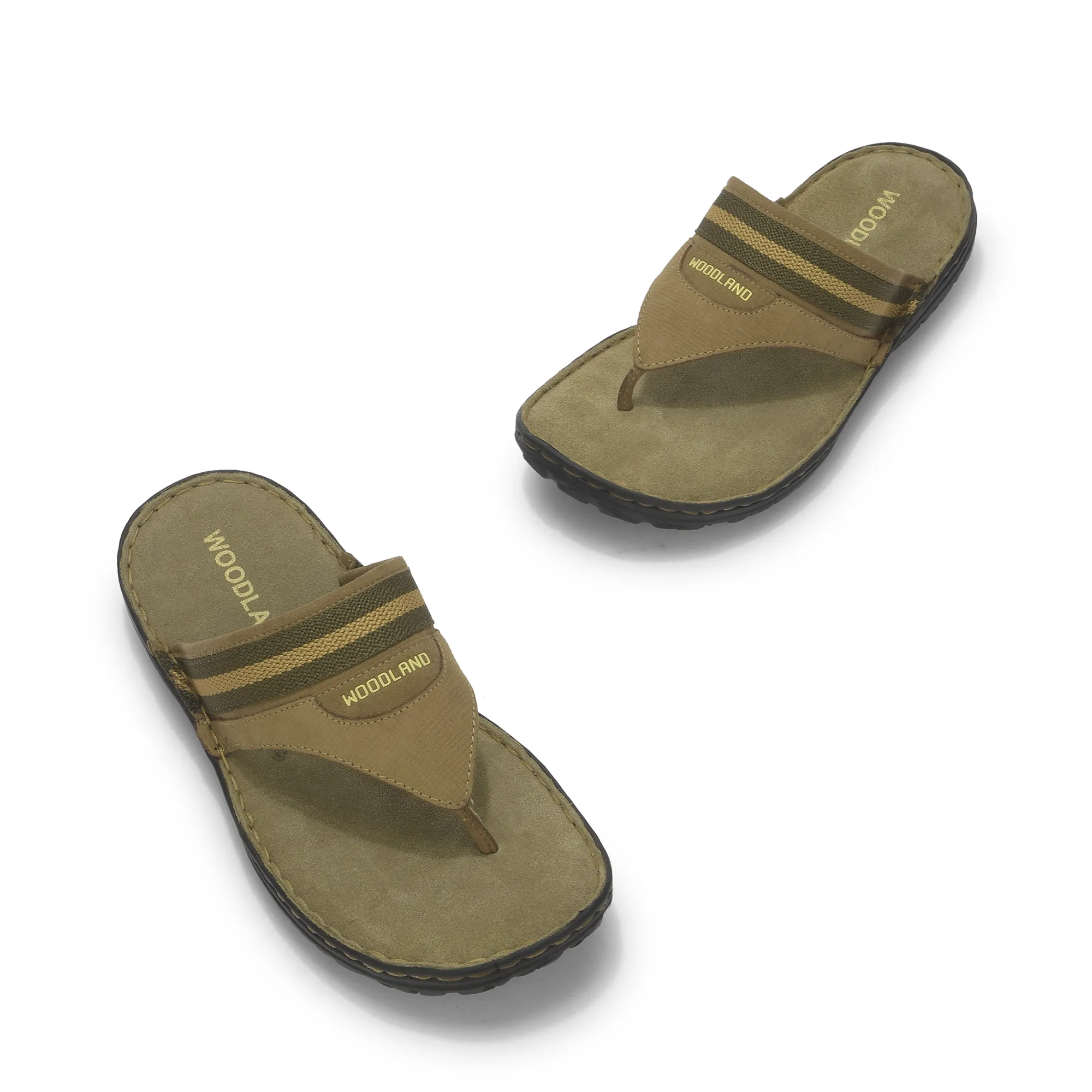 Khaki Slipper for men - Thumbnail 4