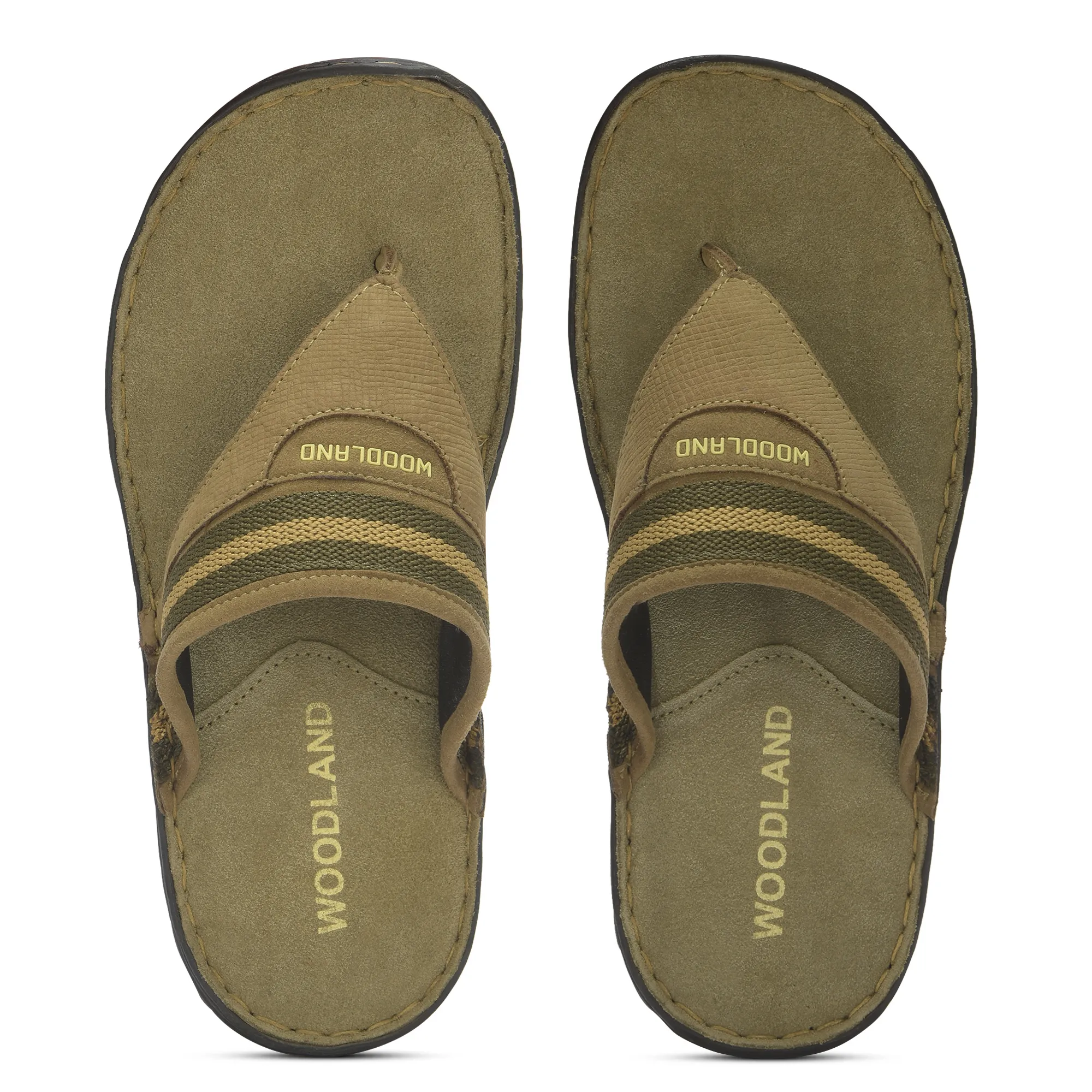 Khaki Slipper for men - Thumbnail 5