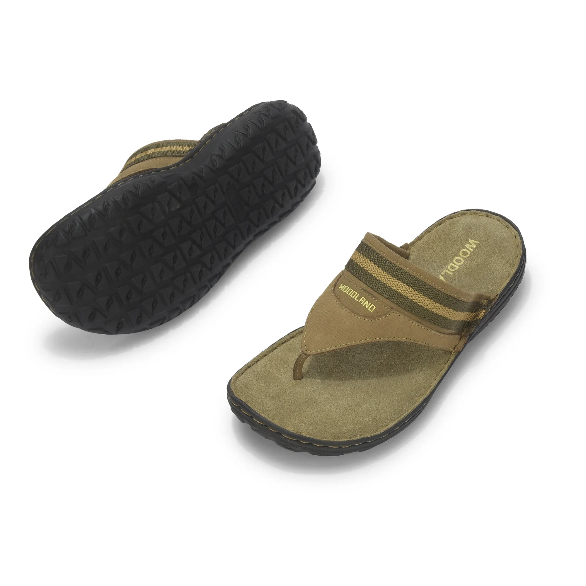 Khaki Slipper for men - Thumbnail 6