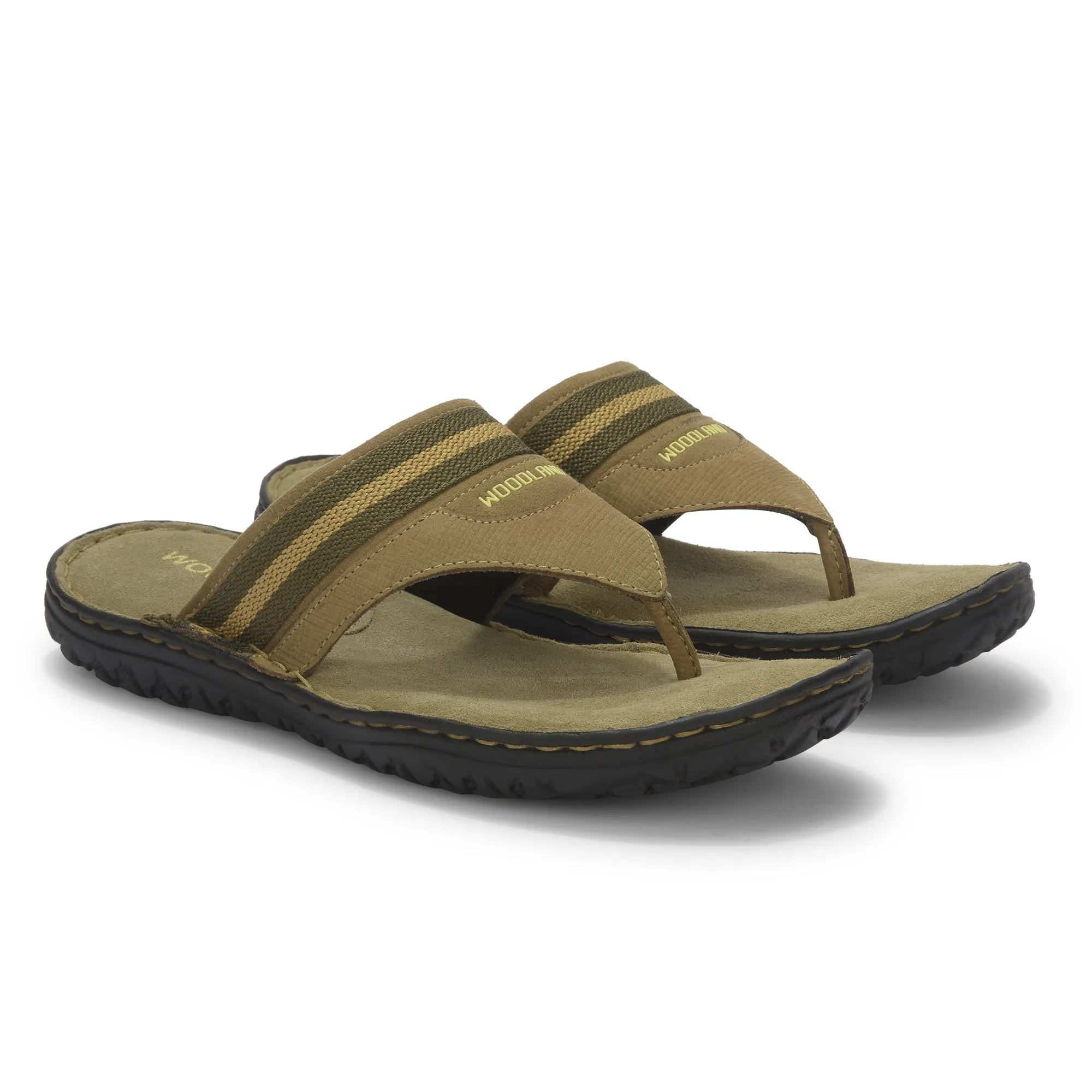 Khaki Slipper for men - Thumbnail 8