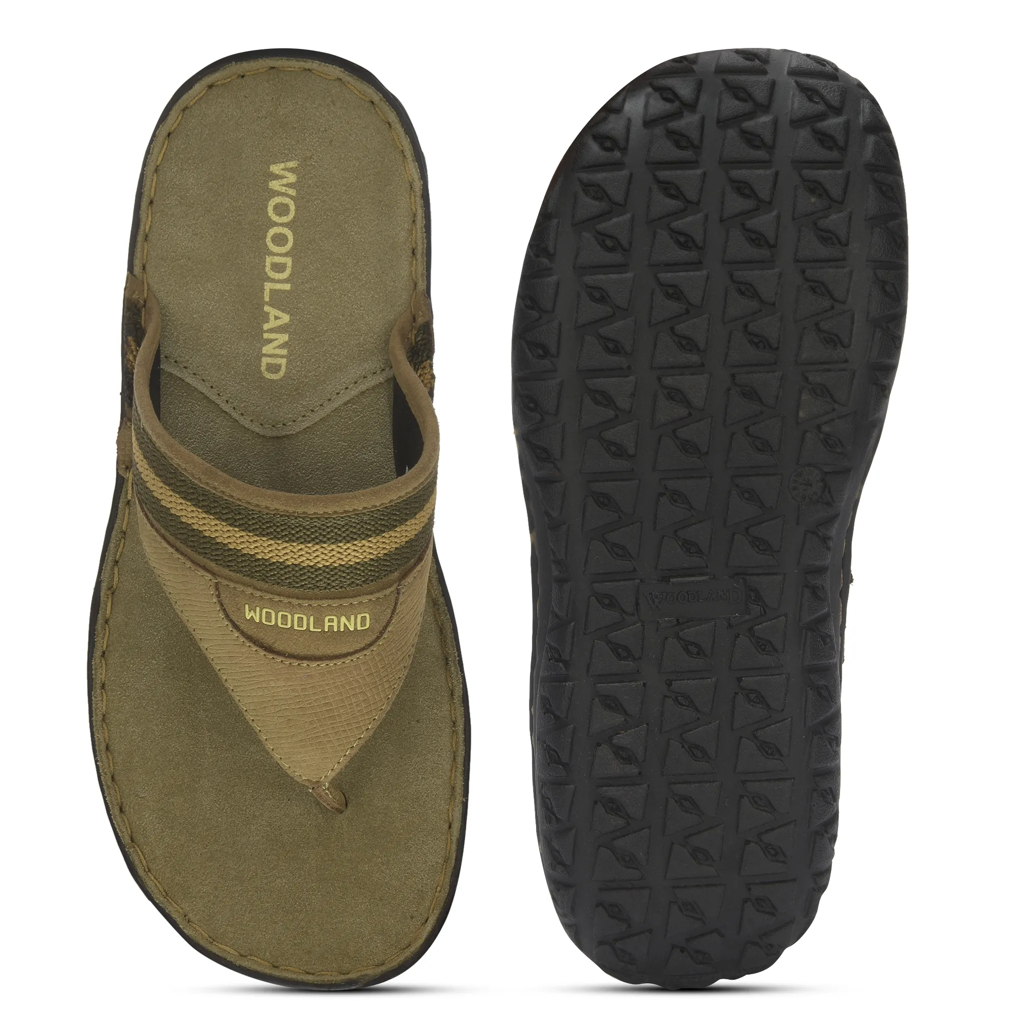 Khaki Slipper for men - Thumbnail 9