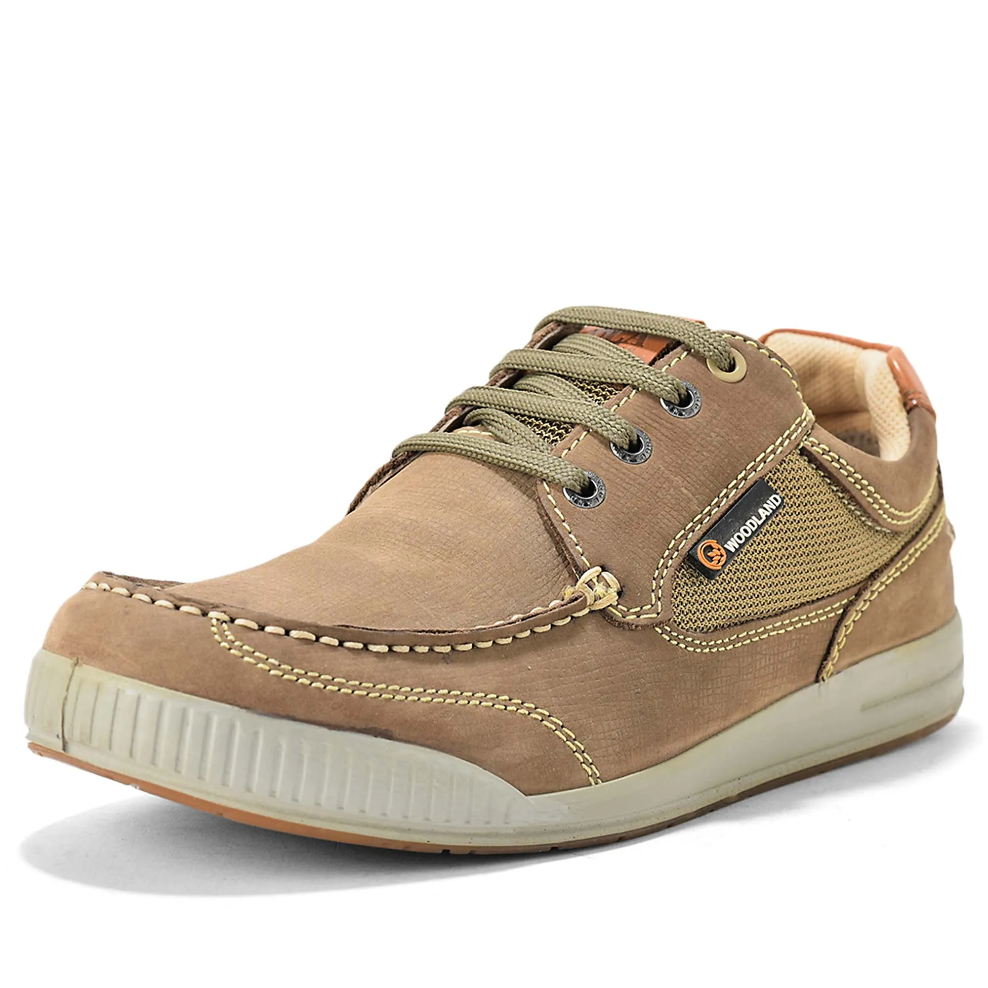 Men Dubai Khaki Muster Nubuk Casual Lace-Up Shoes 11