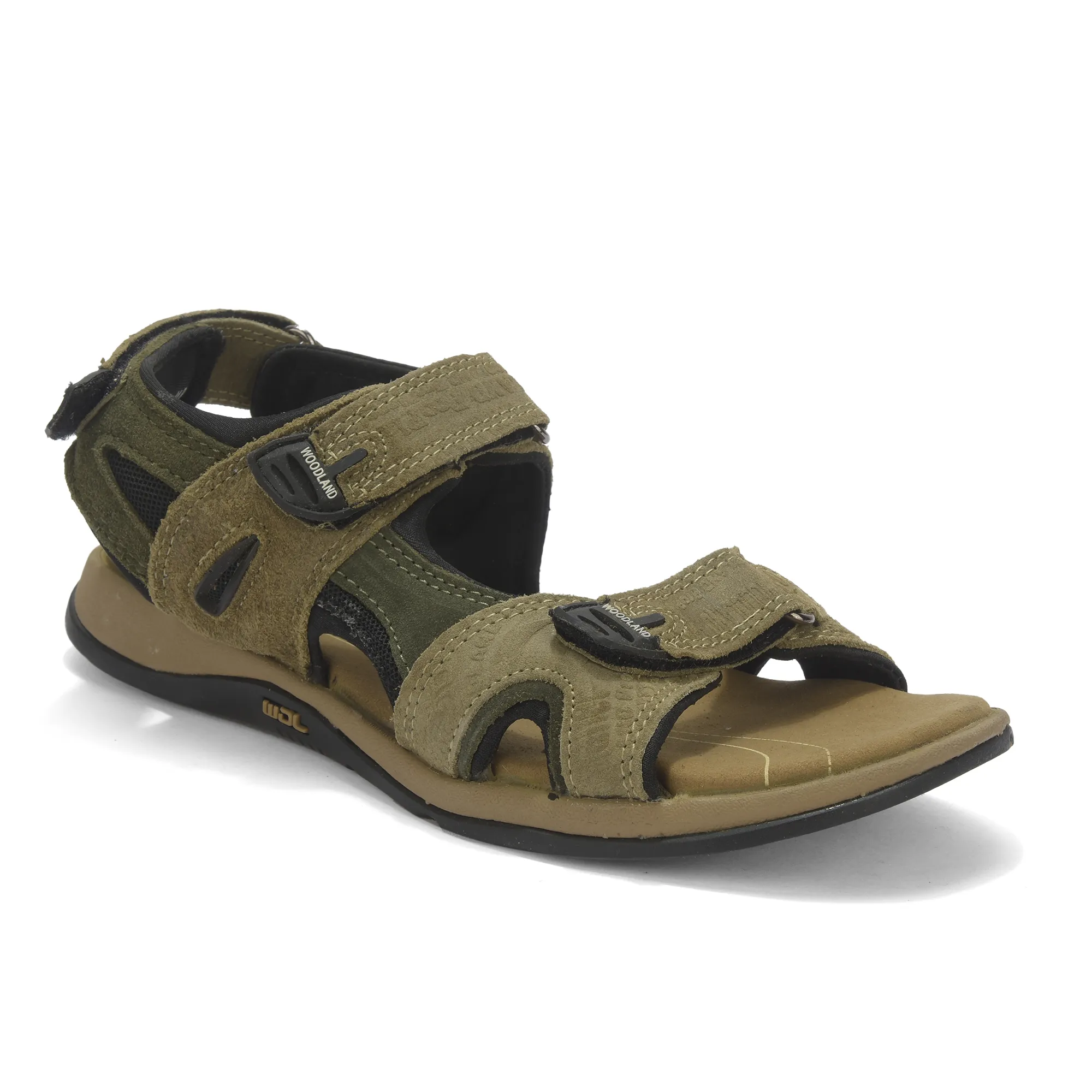 Khaki floater Sandals  for Men - Thumbnail 3