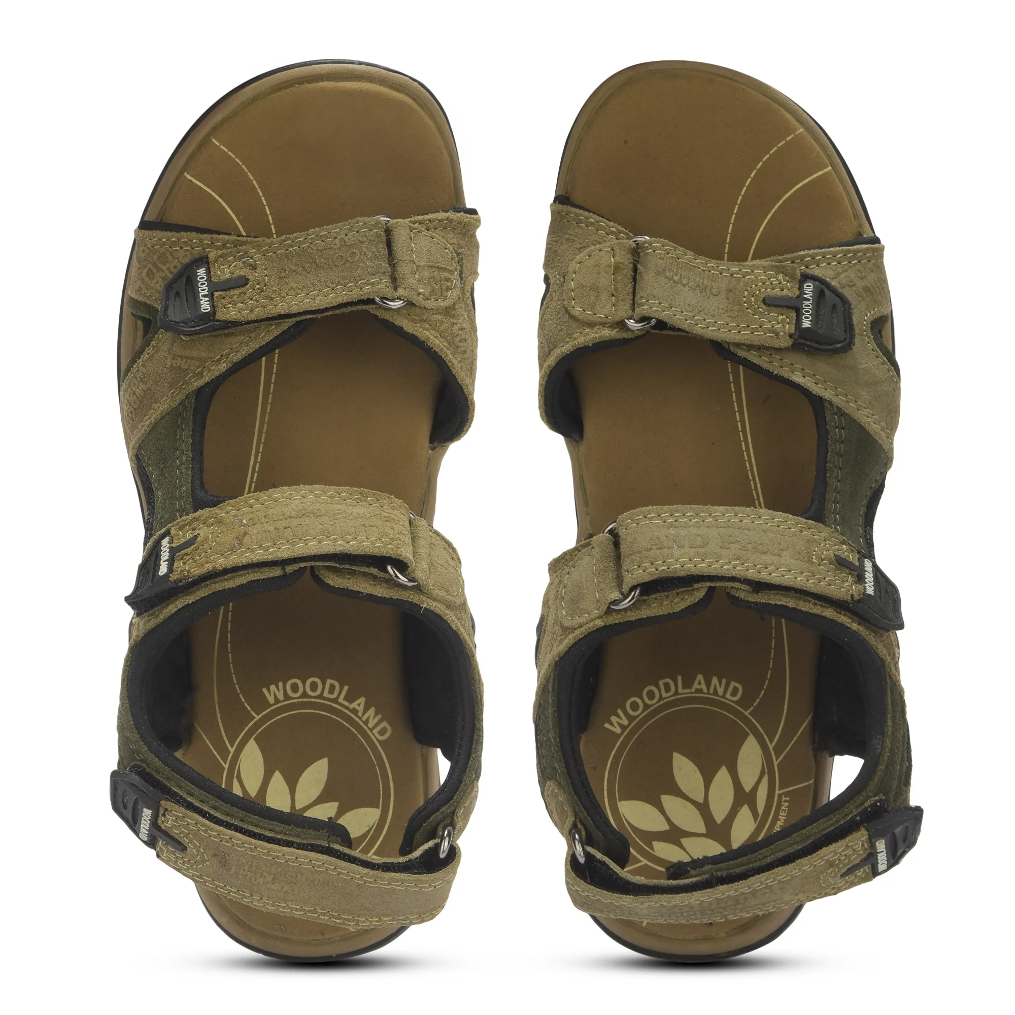 Khaki floater Sandals  for Men - Thumbnail 5