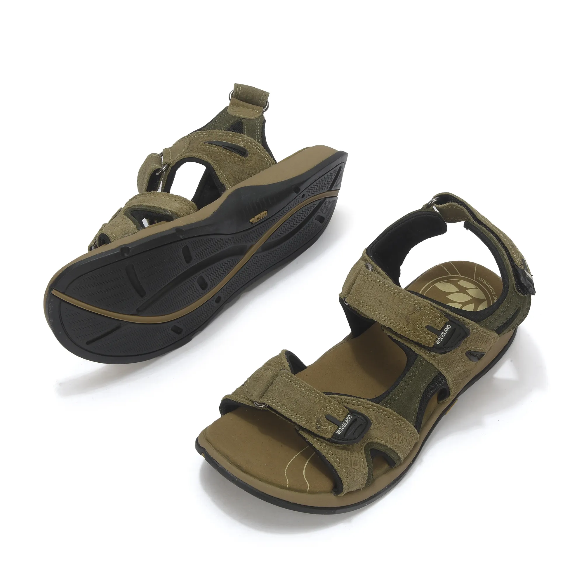 Khaki floater Sandals  for Men - Thumbnail 6