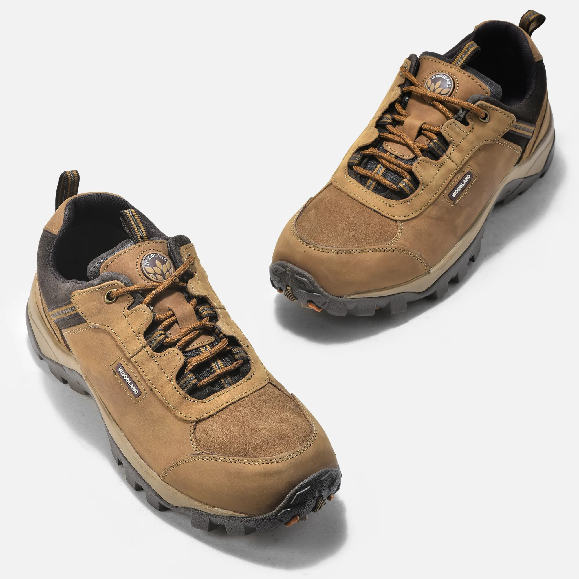 Woodland Camel Mens Casual Lace Up Shoes - Thumbnail 2