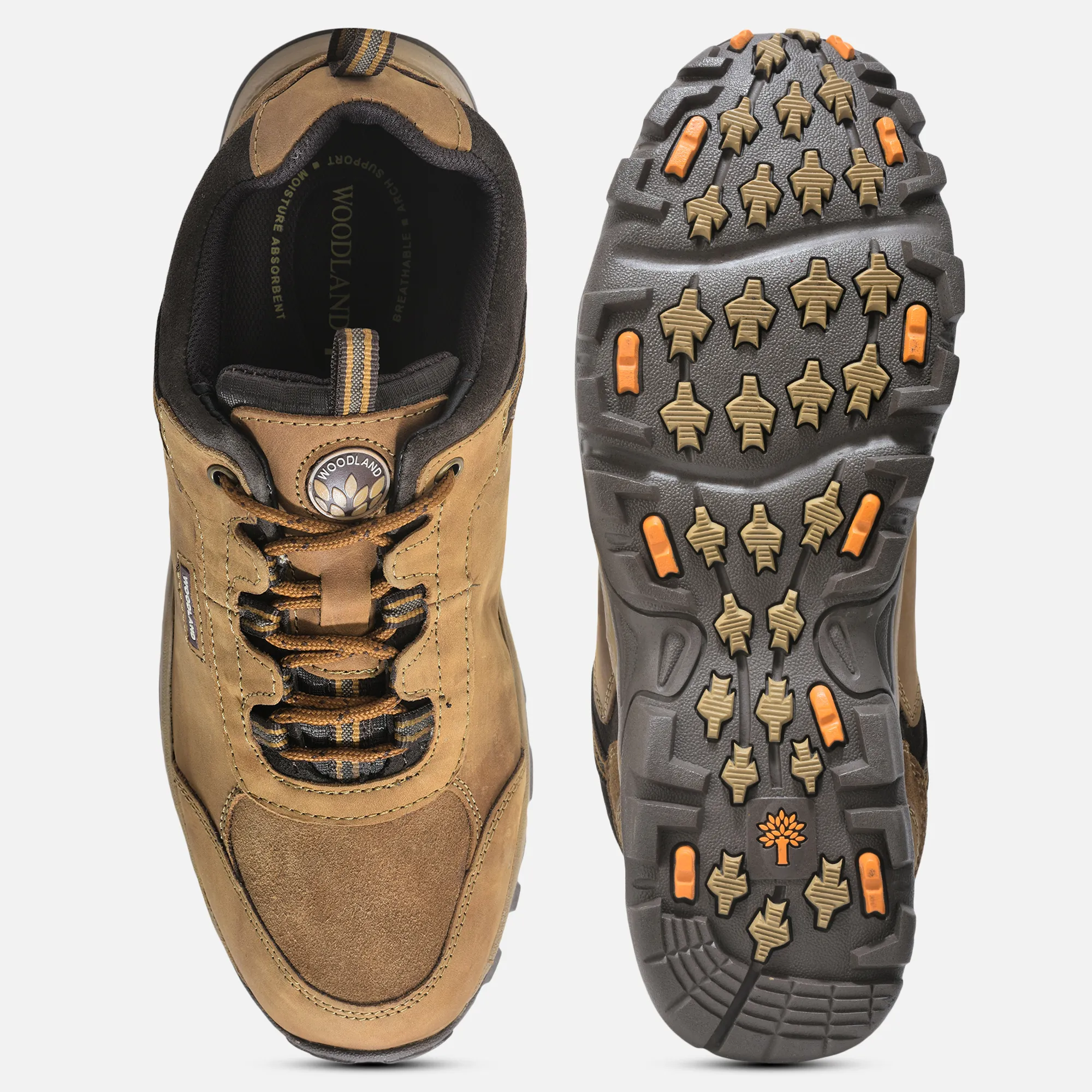 Woodland Camel Mens Casual Lace Up Shoes - Thumbnail 8