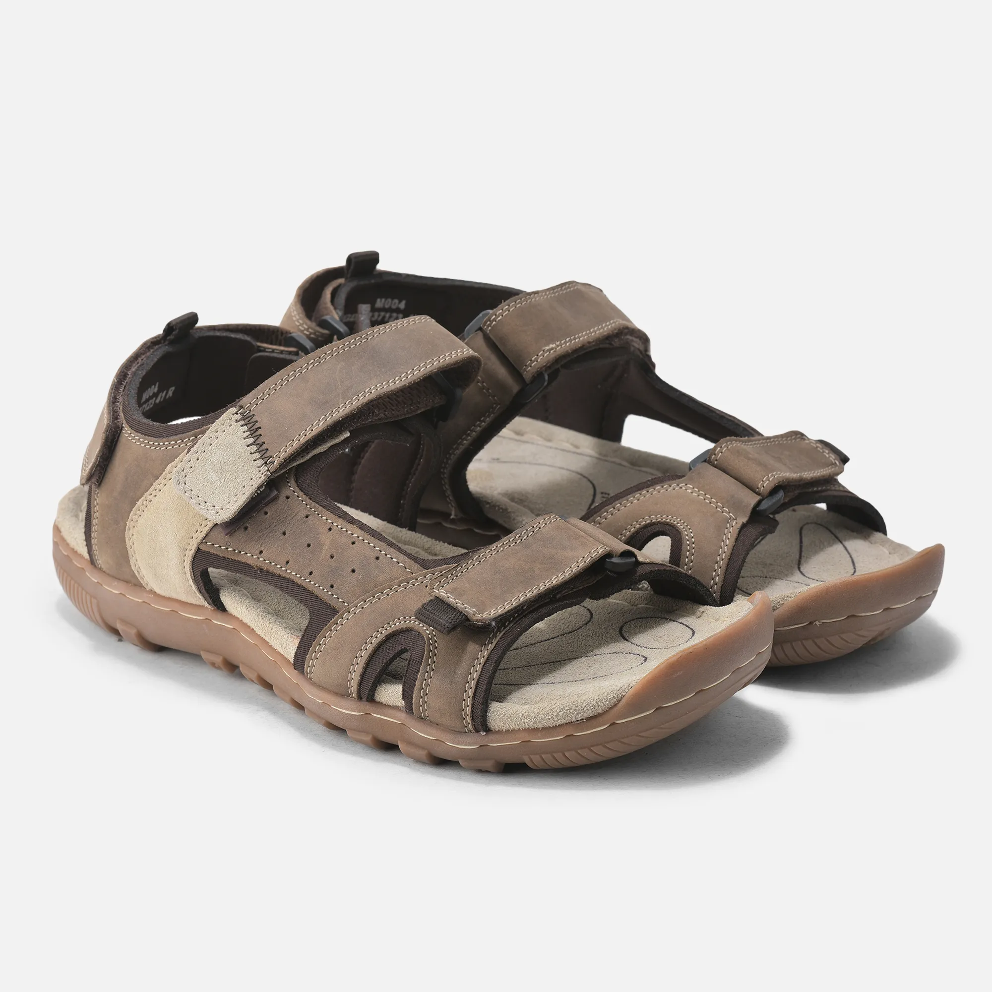Dubai Khaki Nubuck Men’s Sandals by Woodland

 - Thumbnail 6