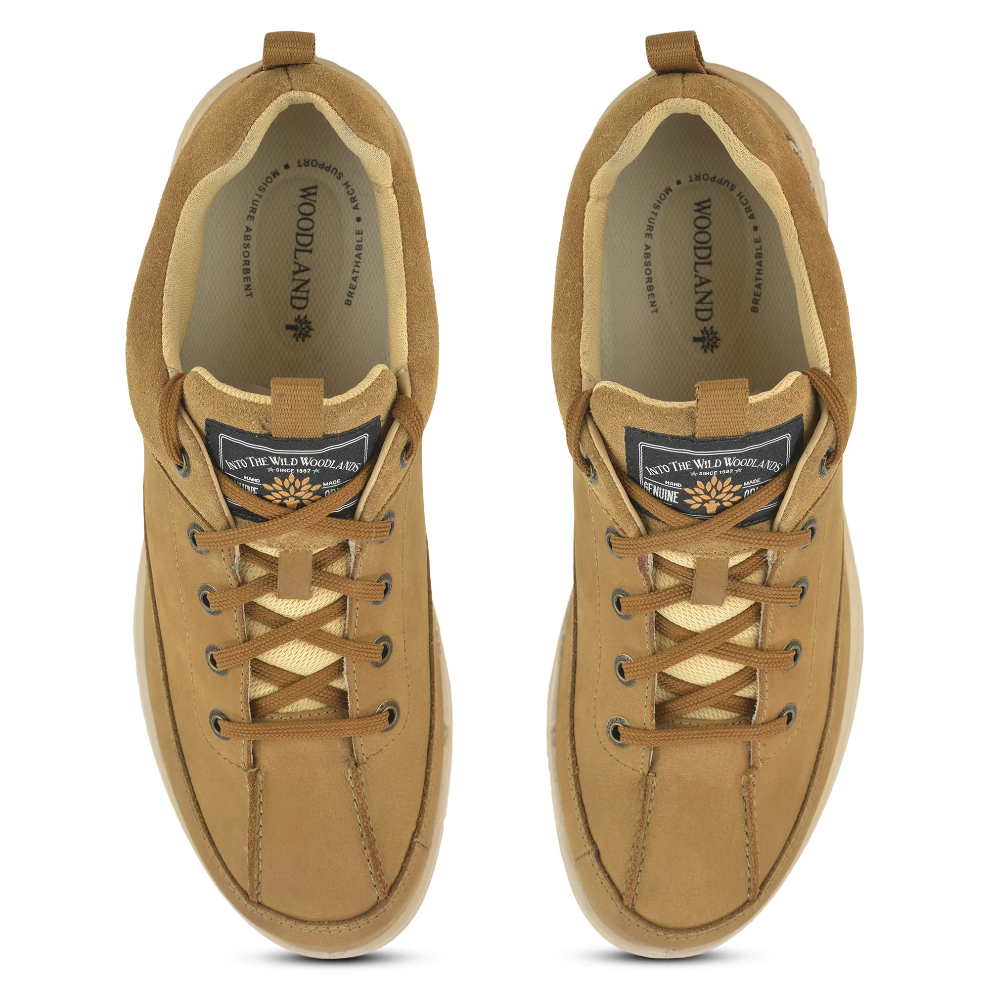 Woodland Desma Camel Casual Lace Shoes - Thumbnail 6