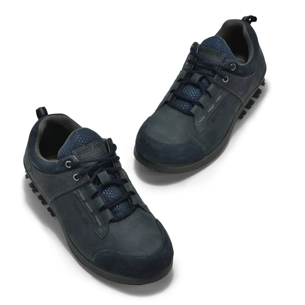 Navy casual shoes for men - Thumbnail 2