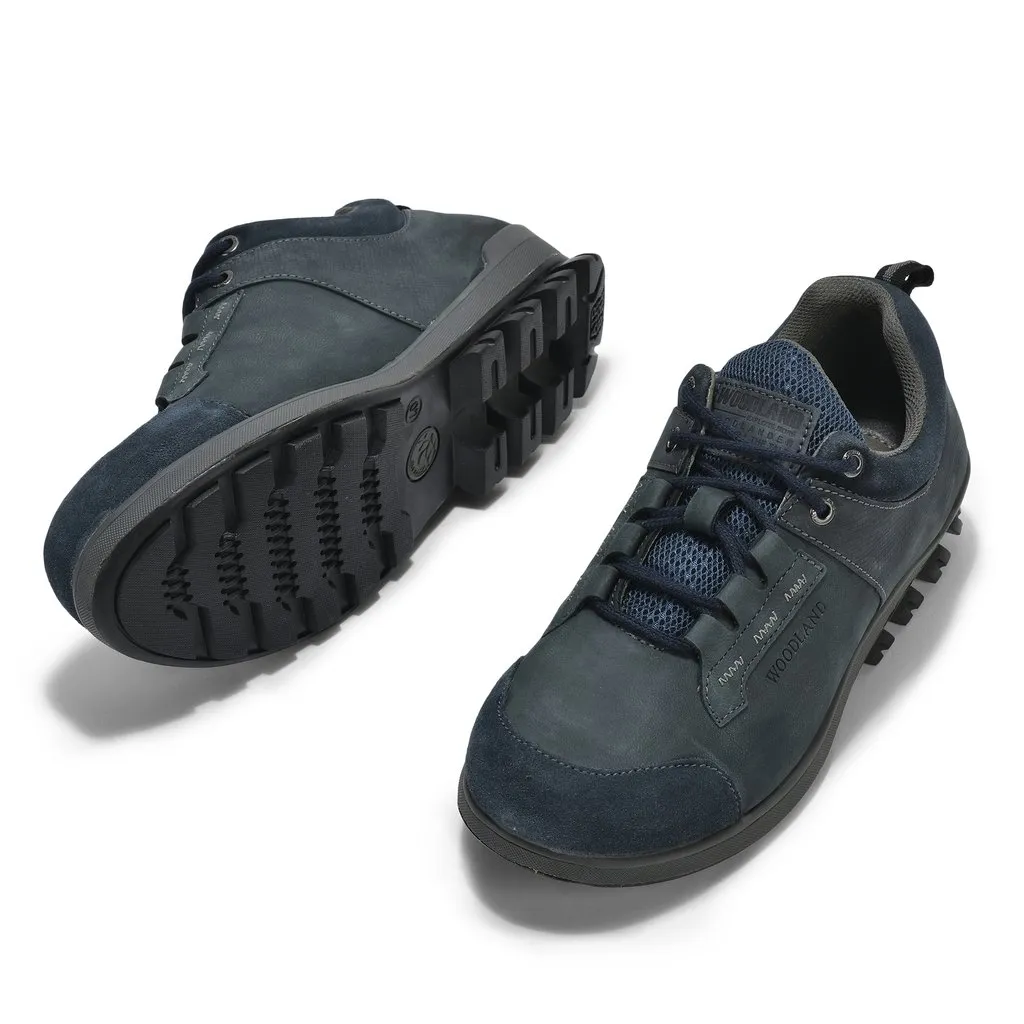Navy casual shoes for men - Thumbnail 4