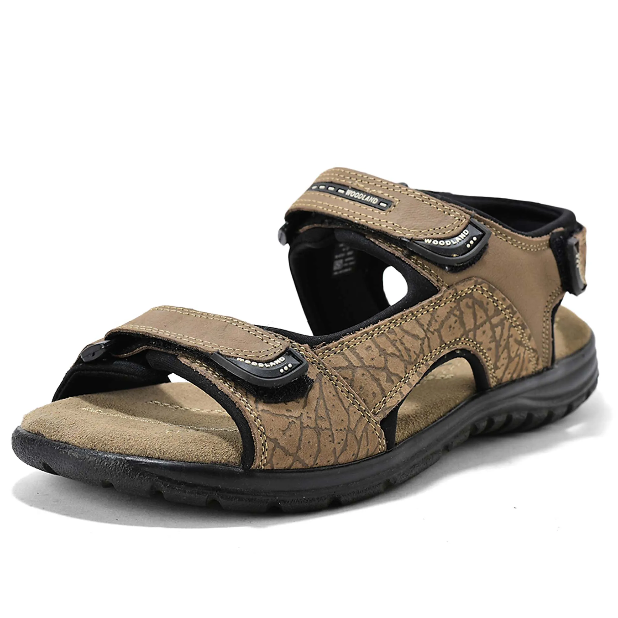 DKhaki TerraTrace Nubuk Print Men Sandal 11