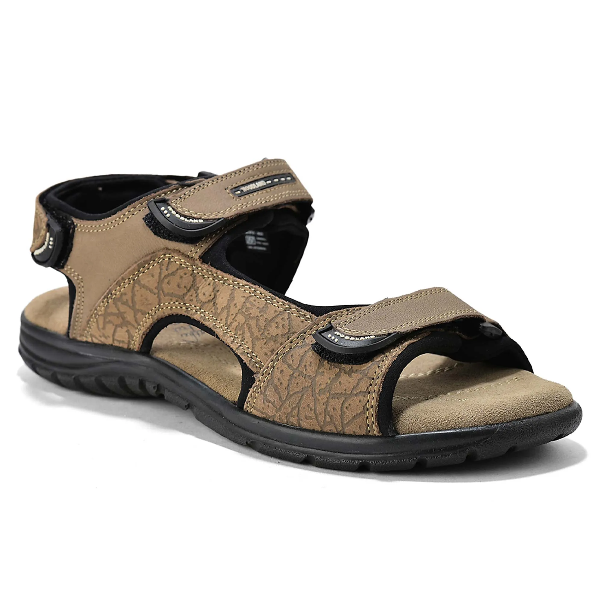 DKhaki TerraTrace Nubuk Print Men Sandal 12