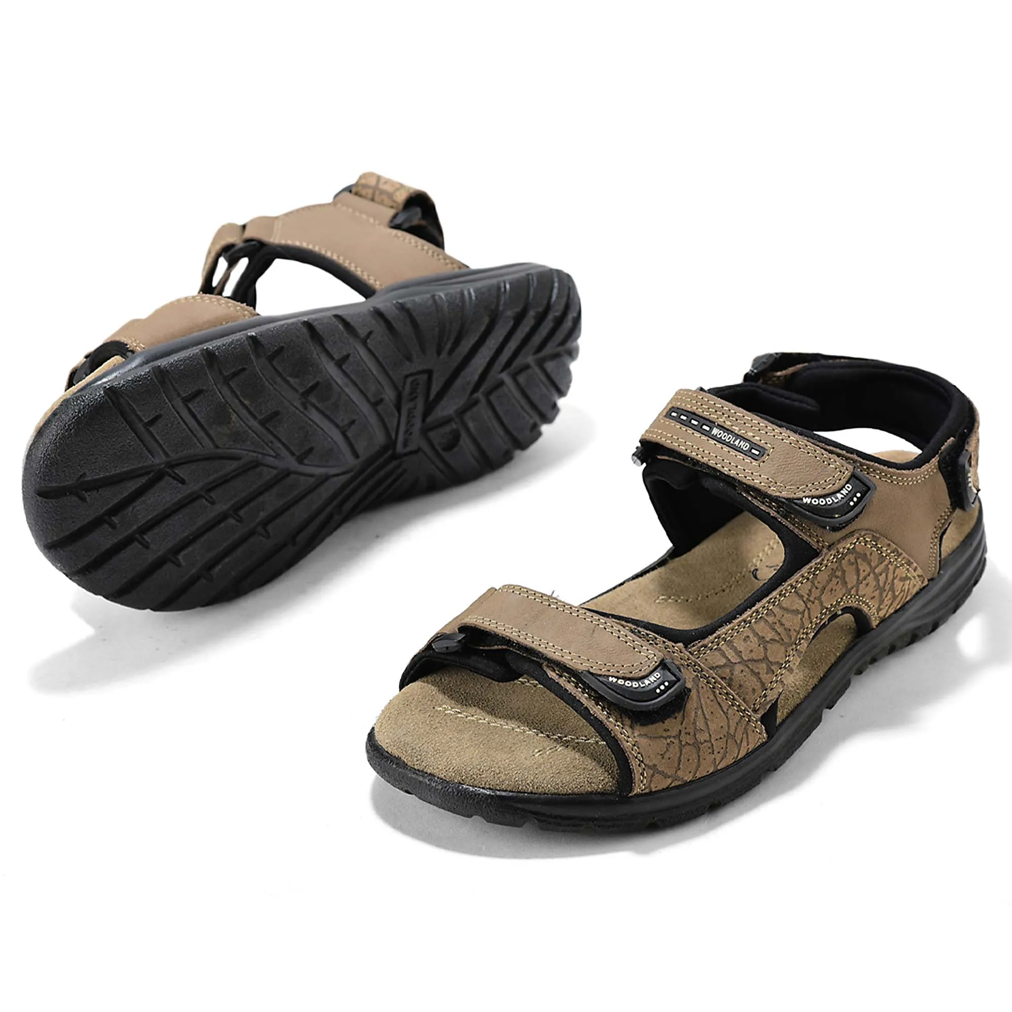 DKhaki TerraTrace Nubuk Print Men Sandal 6