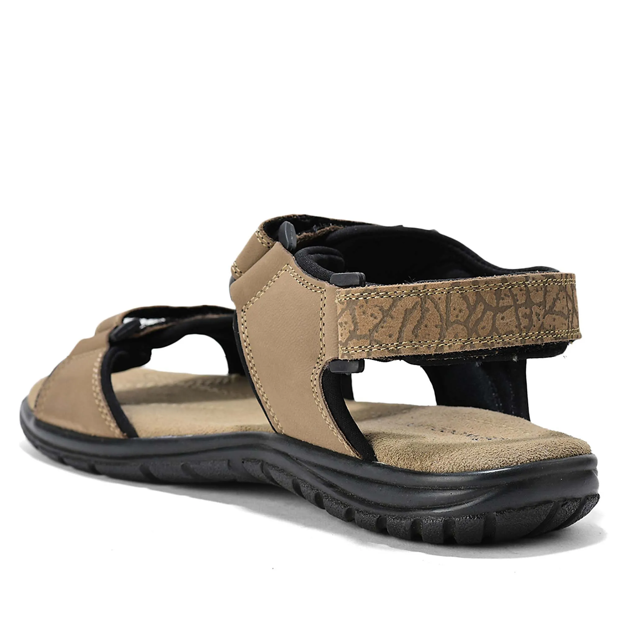 DKhaki TerraTrace Nubuk Print Men Sandal 7
