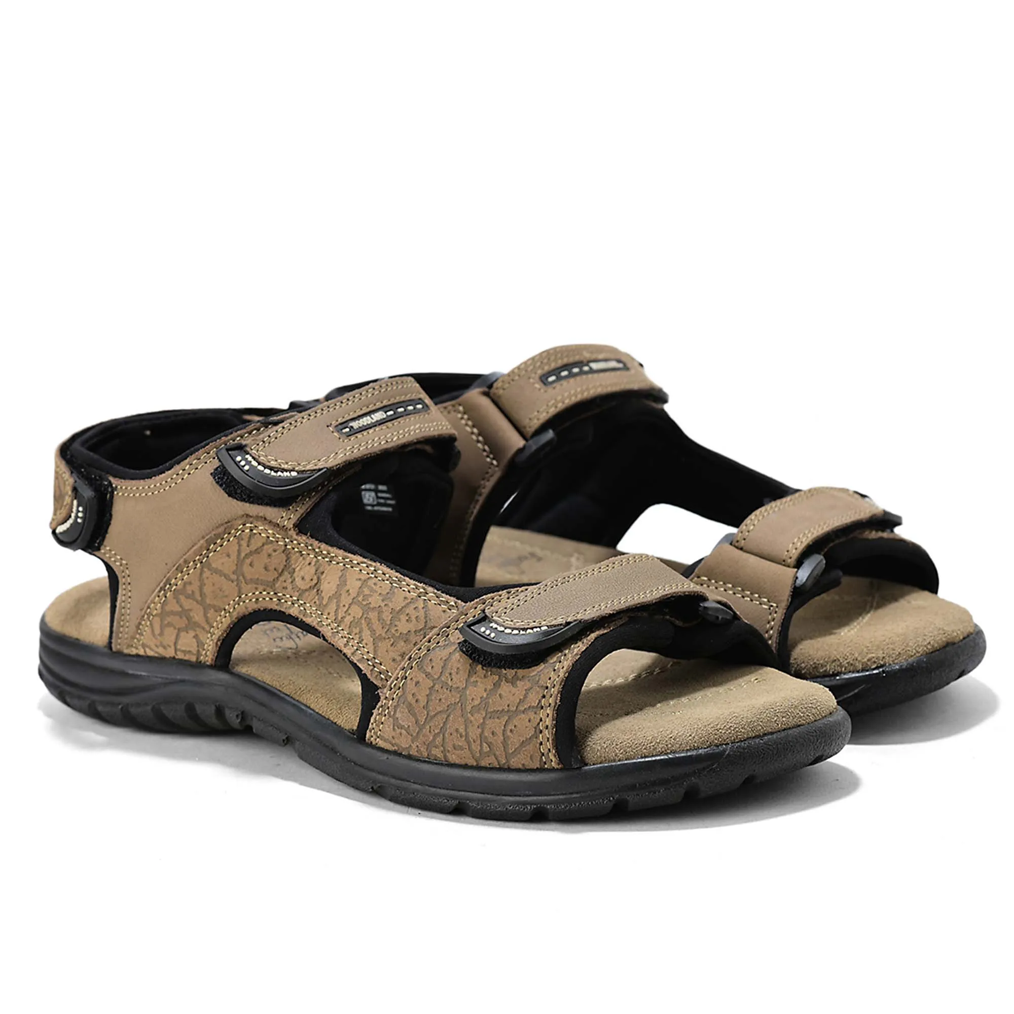 DKhaki TerraTrace Nubuk Print Men Sandal 8