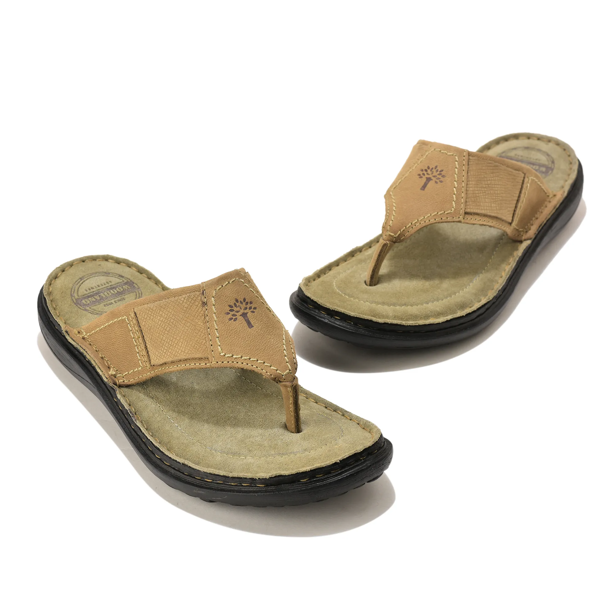 Woodland KHAKI casual slippers - Thumbnail 4