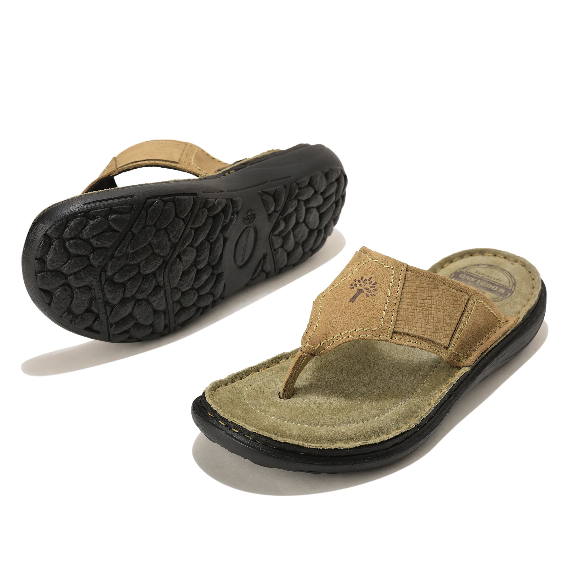 Woodland KHAKI casual slippers - Thumbnail 6