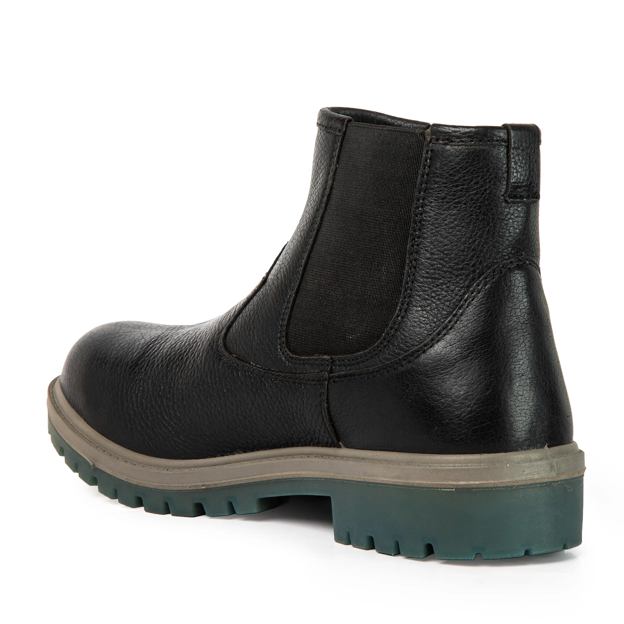 Woodland Black Mid-Ankle Chelsea Boots - Thumbnail 8