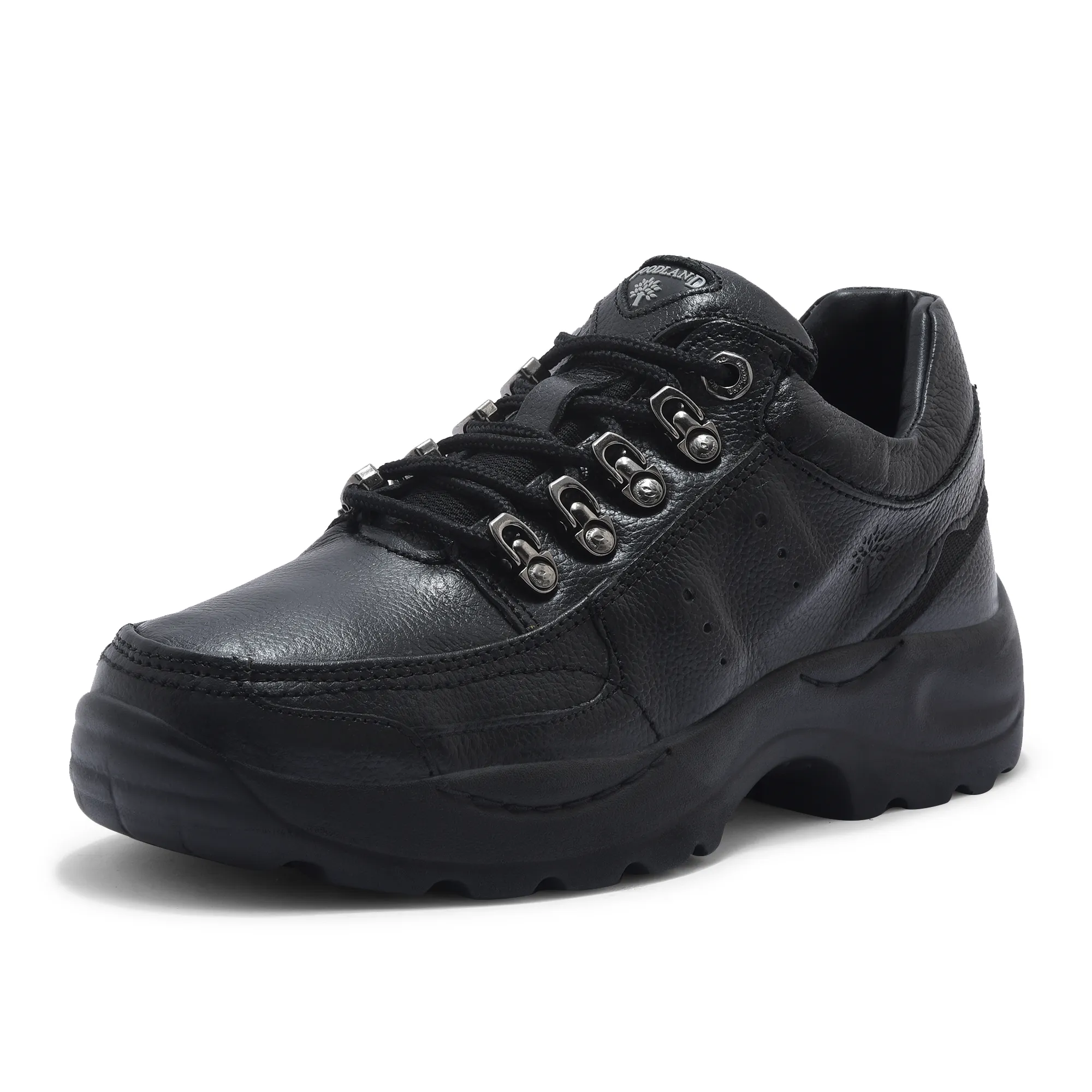 Men Black Softy Leather Casual Lace-Up Shoes - Thumbnail 11