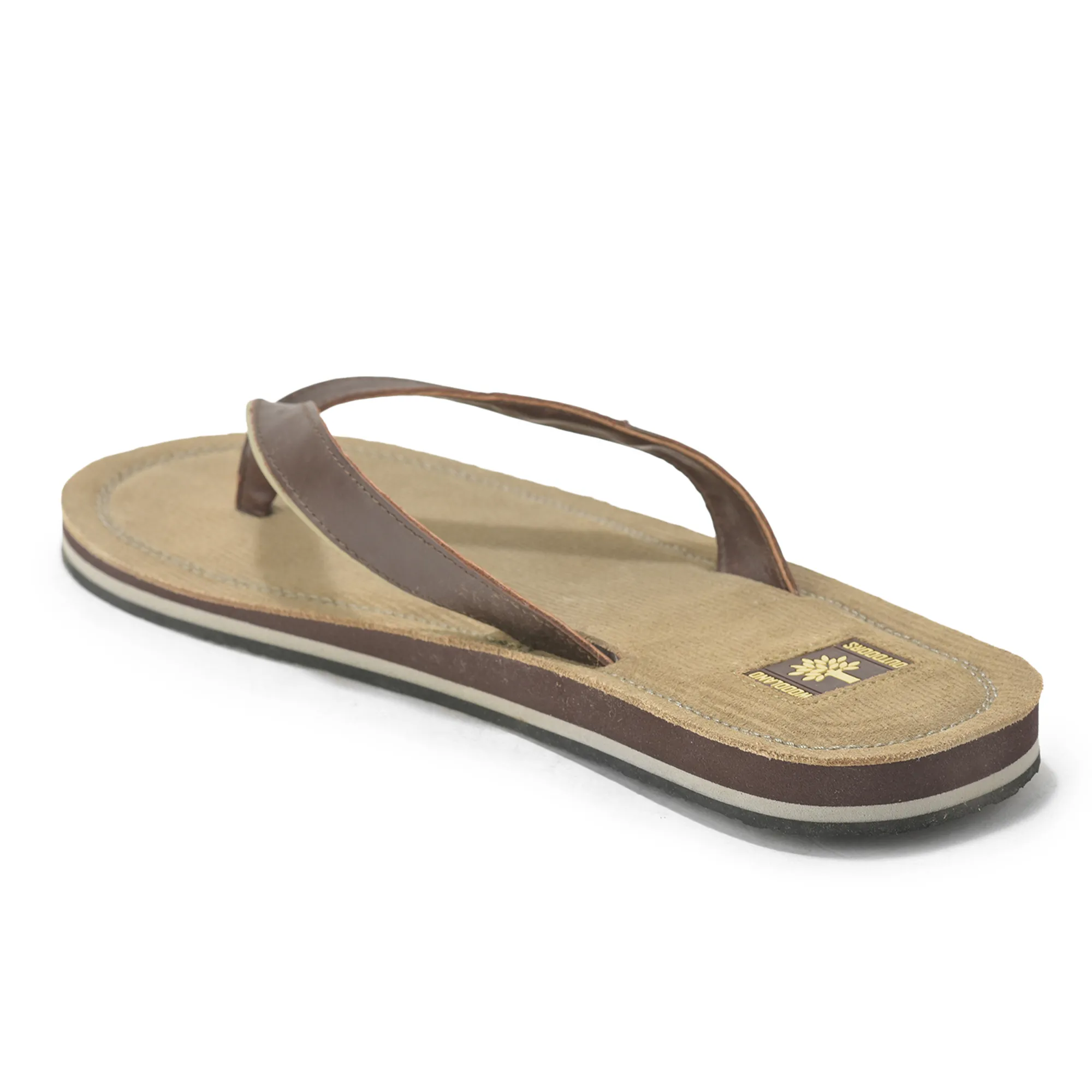 Woodland Modern Brown Slippers For Men - Thumbnail 7