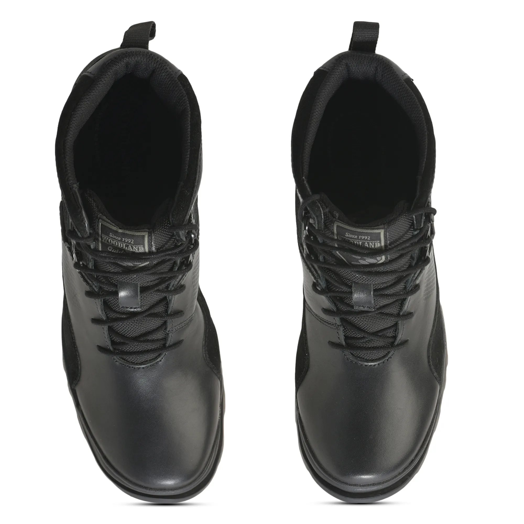 Woodland Men’S Black Utility-Built Leather Boots - Thumbnail 5