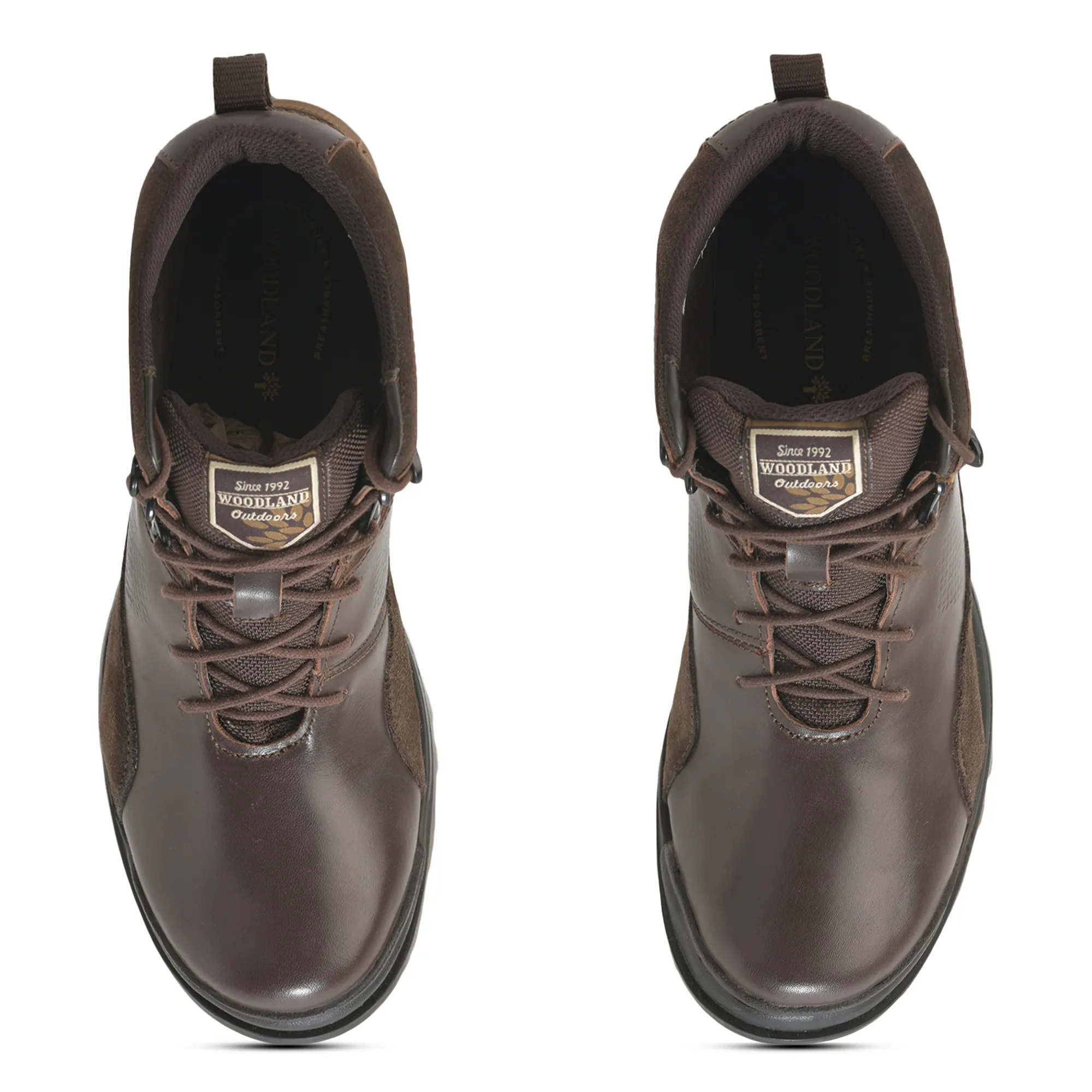 Woodland Men’S Brown Utility-Built Leather Boots - Thumbnail 5