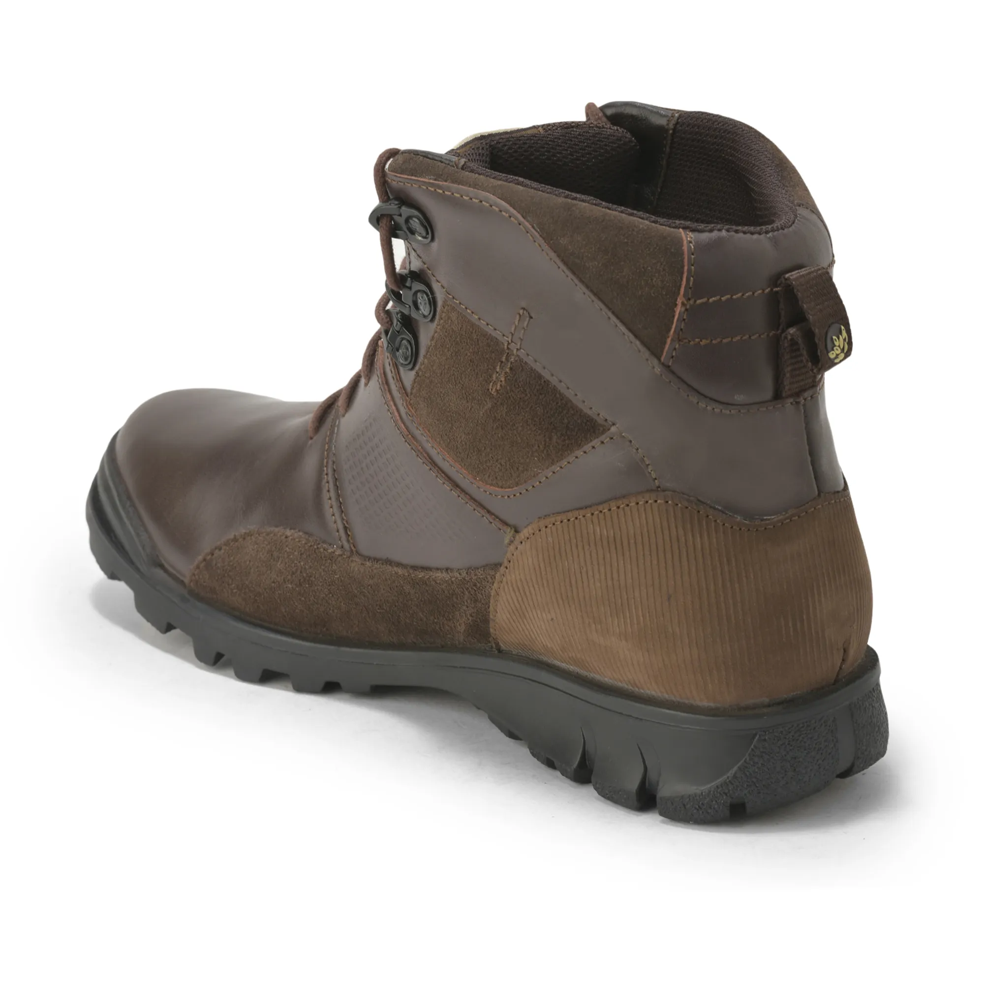 Woodland Men’S Brown Utility-Built Leather Boots - Thumbnail 7