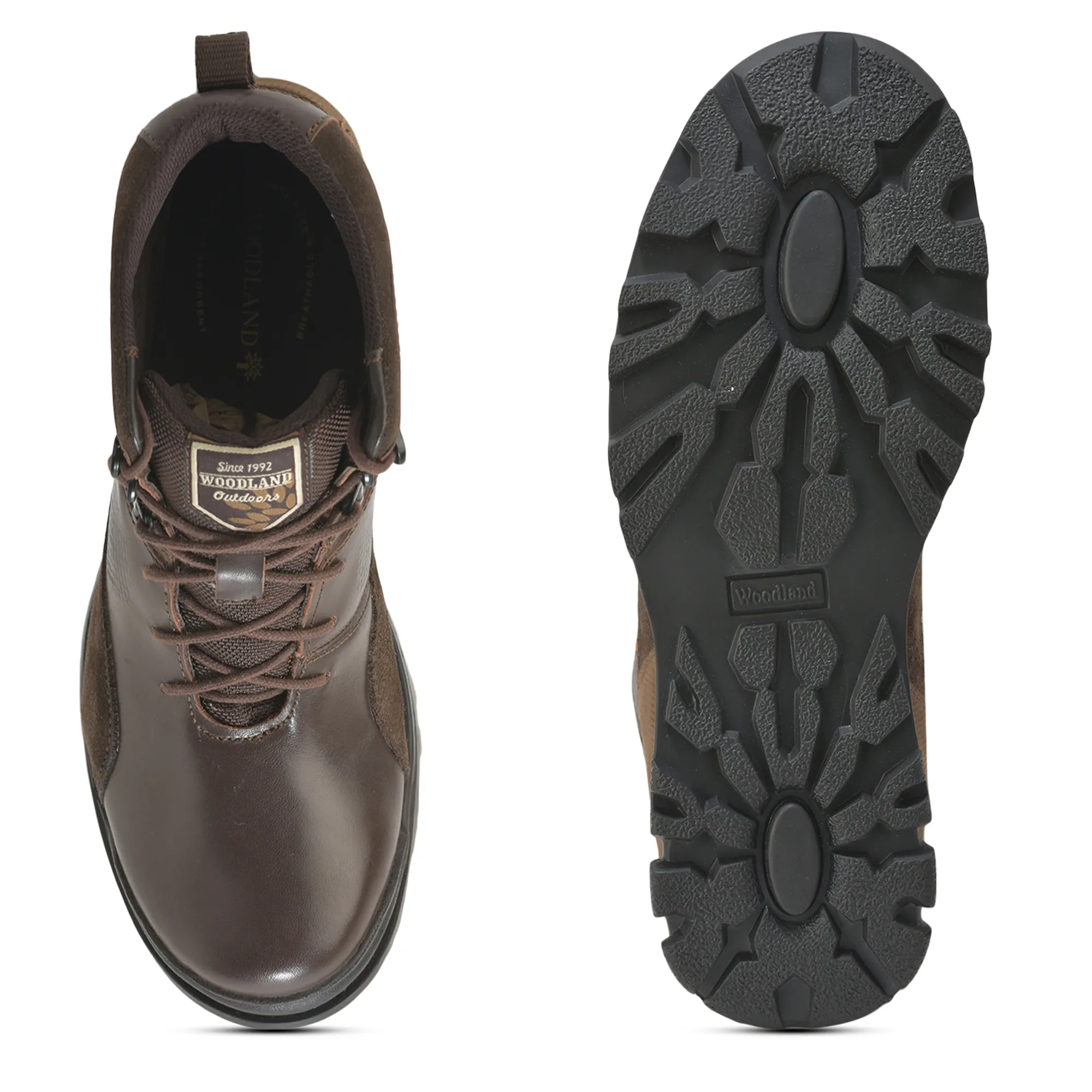 Woodland Men’S Brown Utility-Built Leather Boots - Thumbnail 9