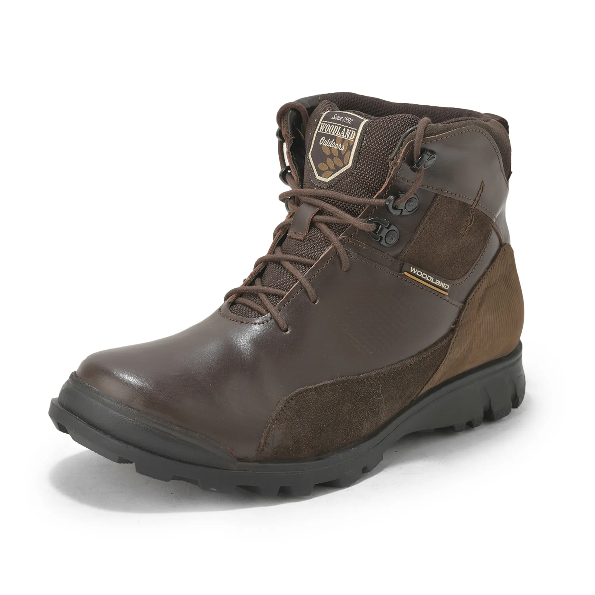 Woodland Men’S Brown Utility-Built Leather Boots - Thumbnail 11