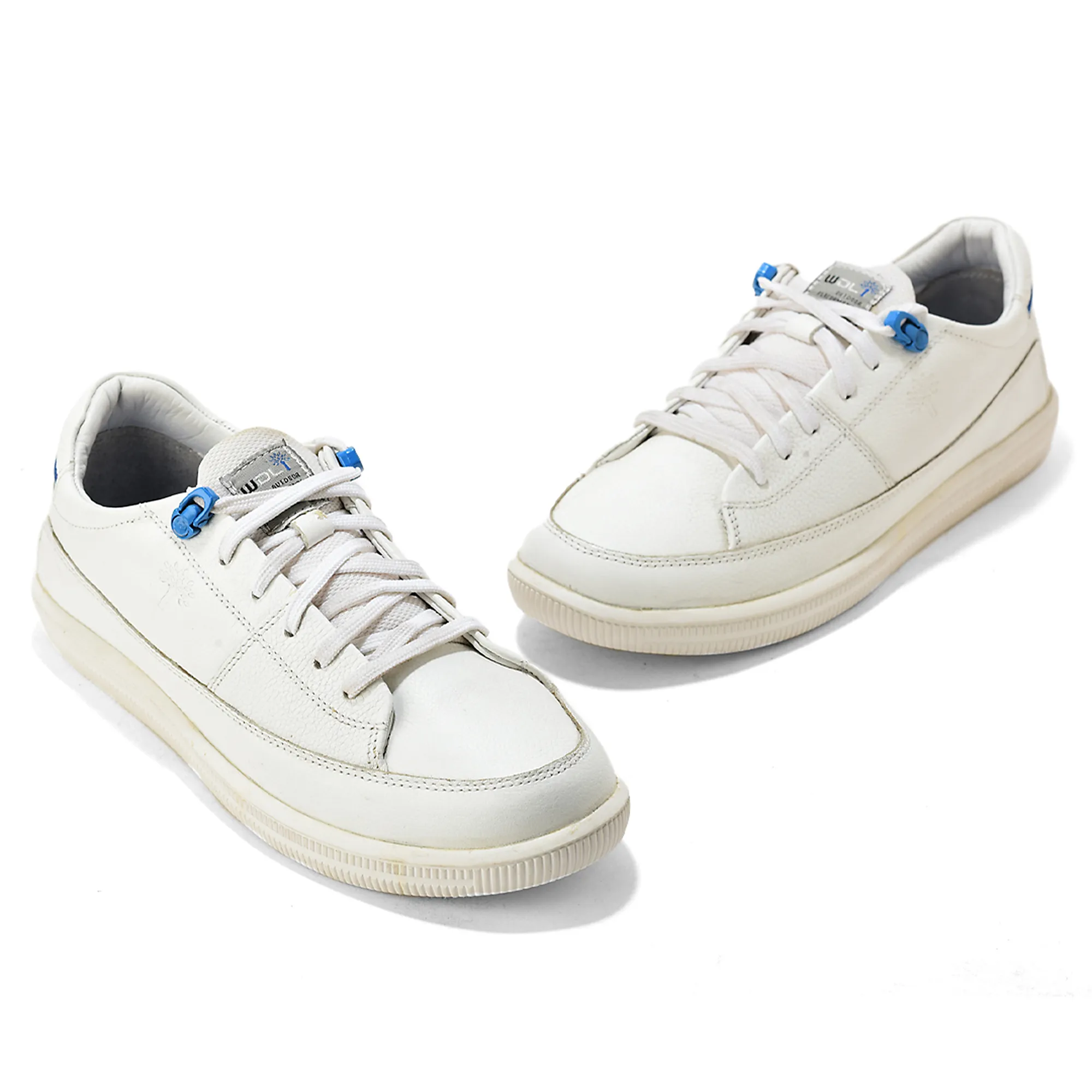 Woodland Softy White Casual Lace Up Shoes 3