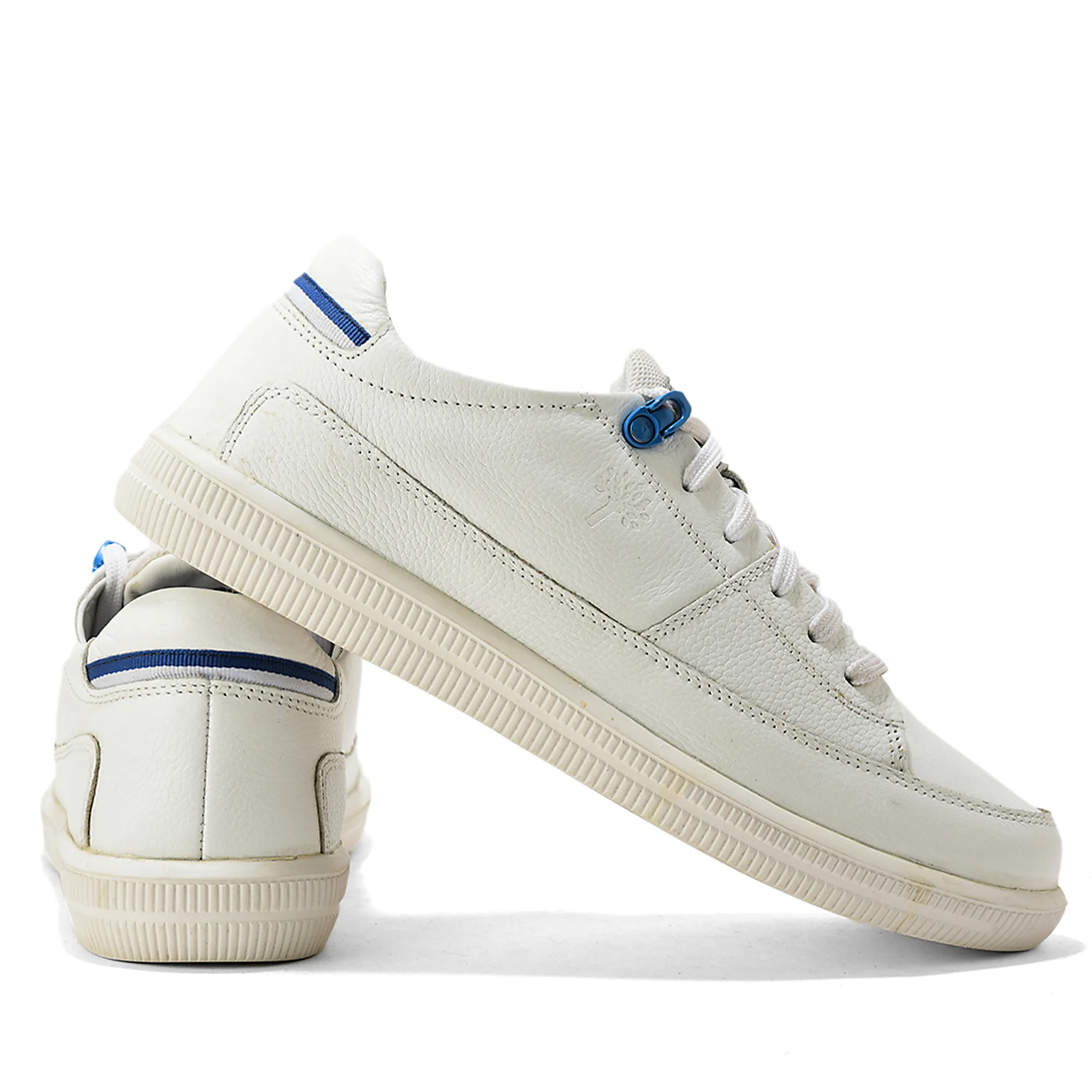 Woodland Softy White Casual Lace Up Shoes 10