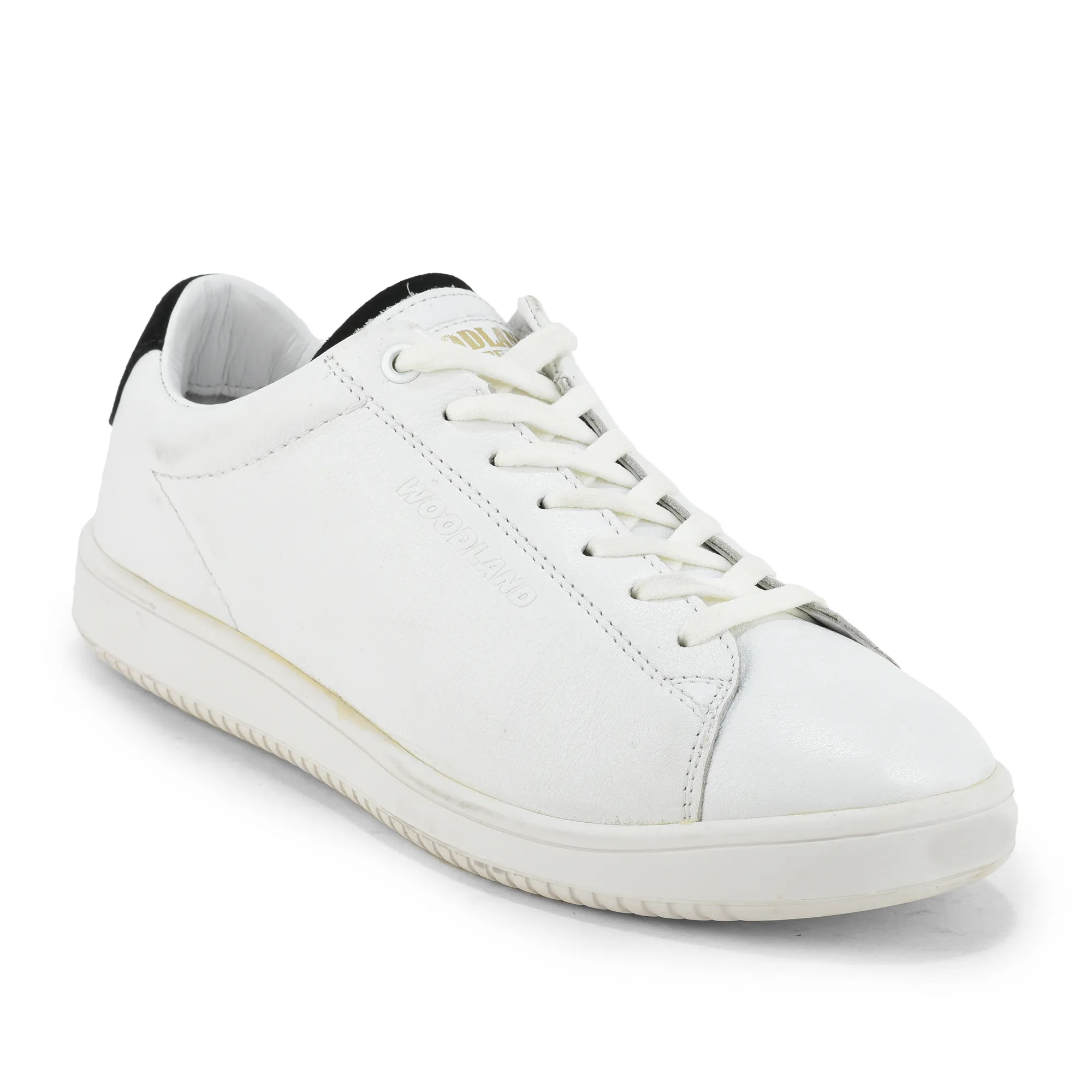White/Black Sneaker for Men - Thumbnail 3
