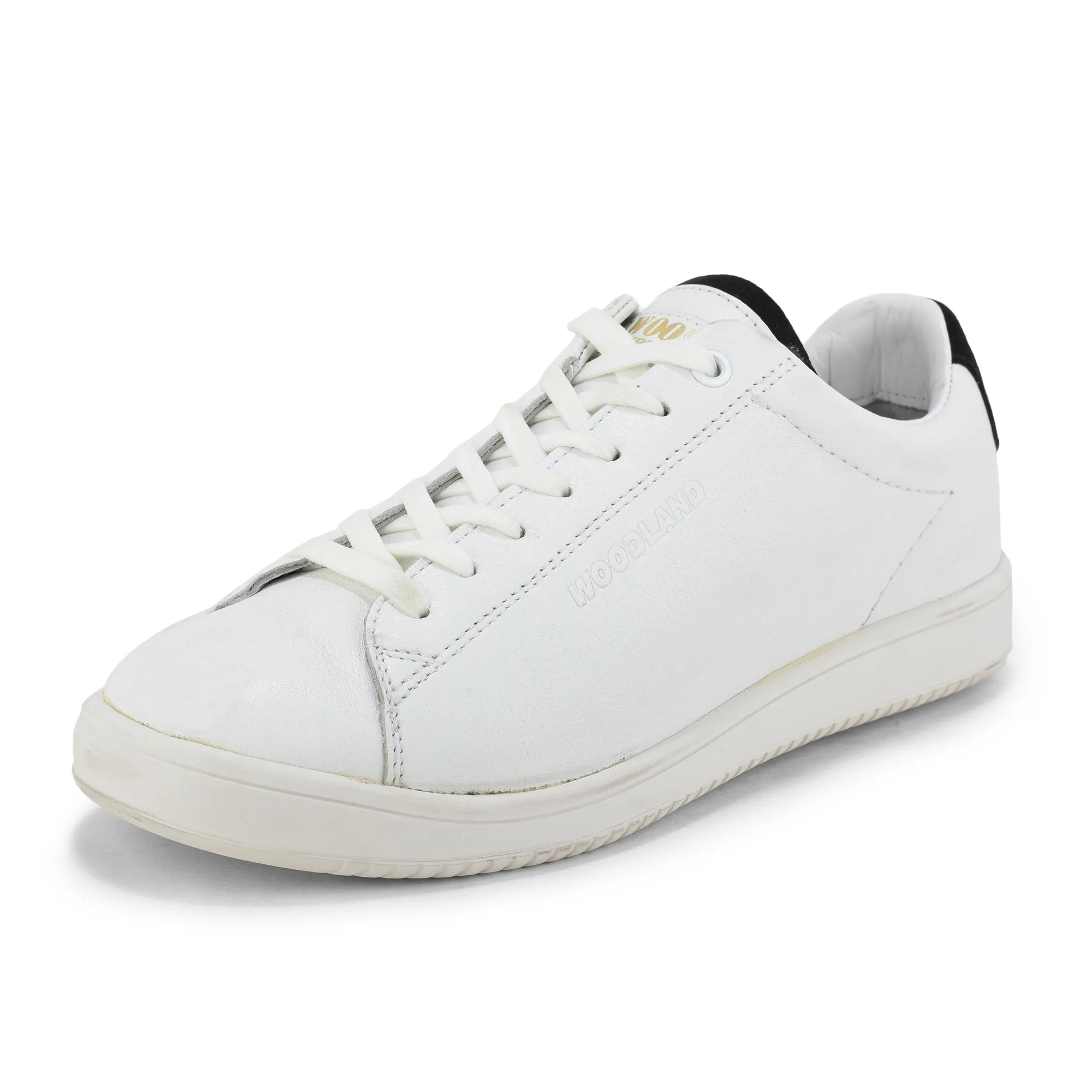 White/Black Sneaker for Men - Thumbnail 11