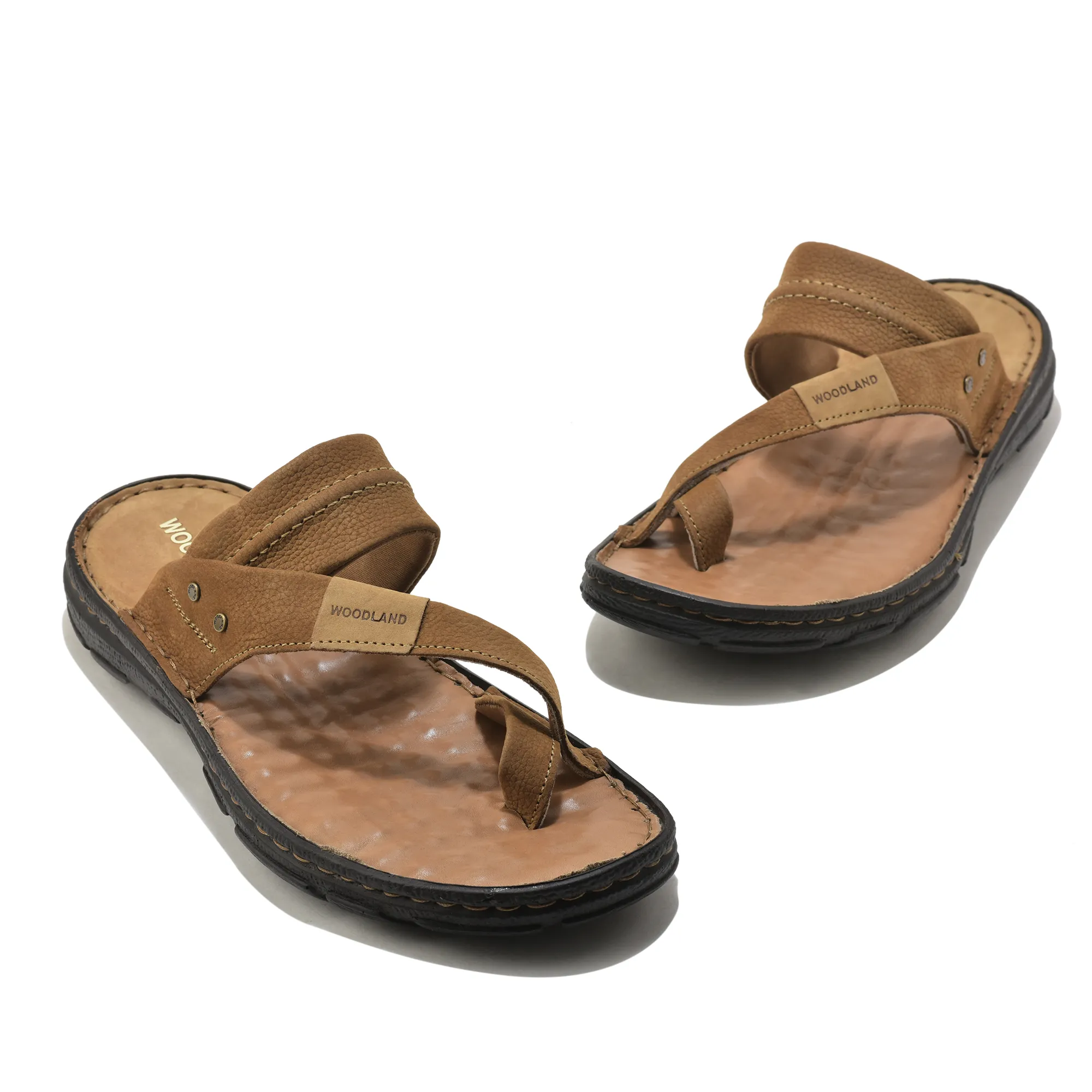 Men Camel Drift Comfort Slippers - Thumbnail 4