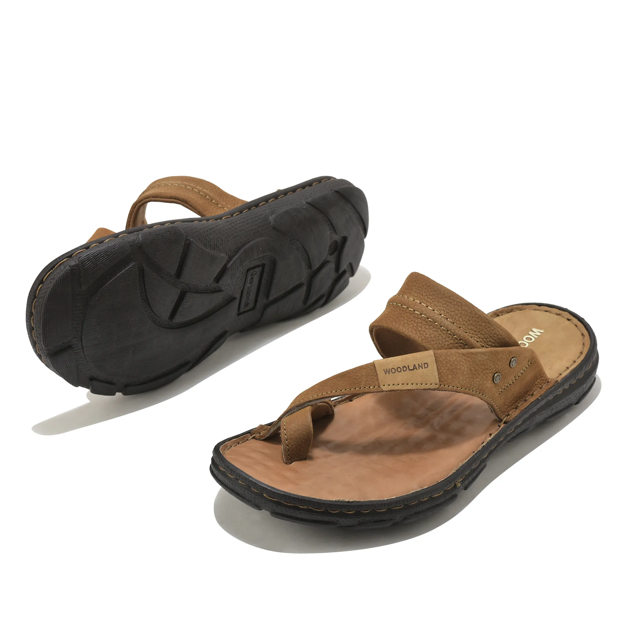 Men Camel Drift Comfort Slippers - Thumbnail 6