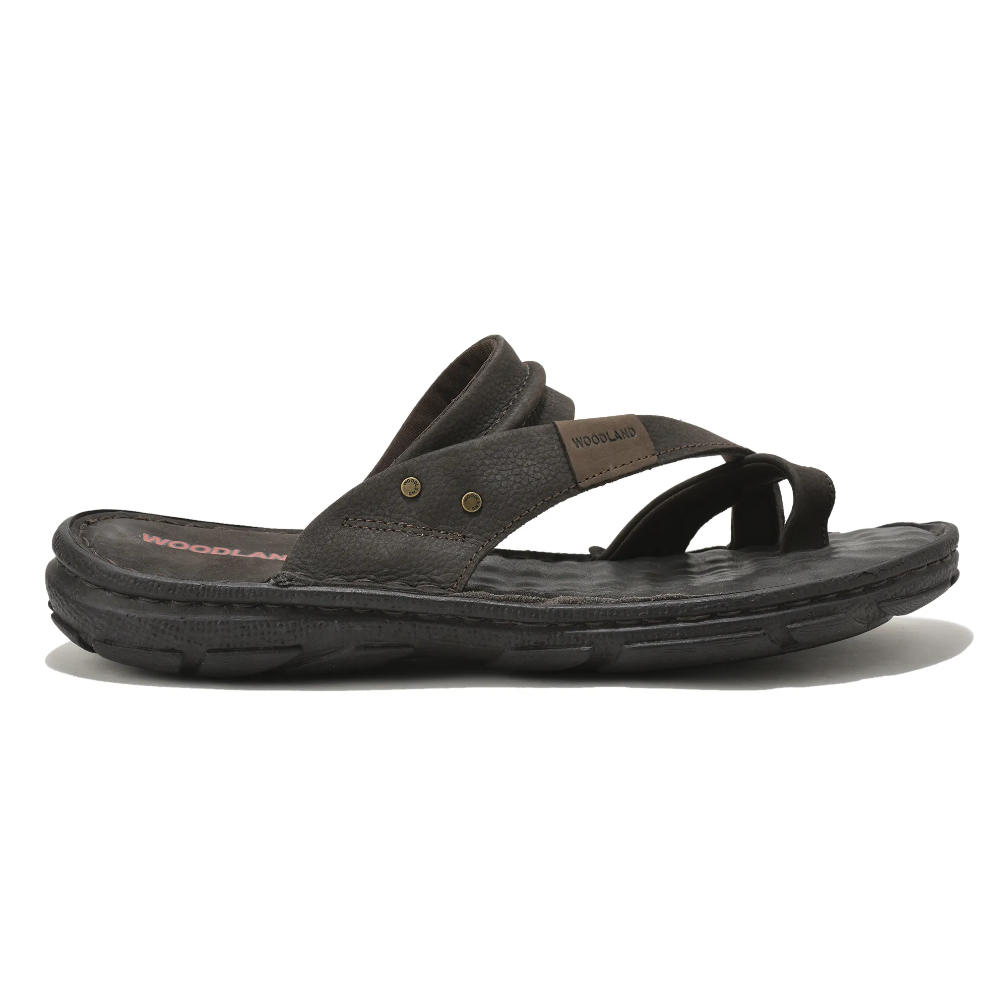 Men Russia Dark Brown Drift Comfort Slippers - Thumbnail 2